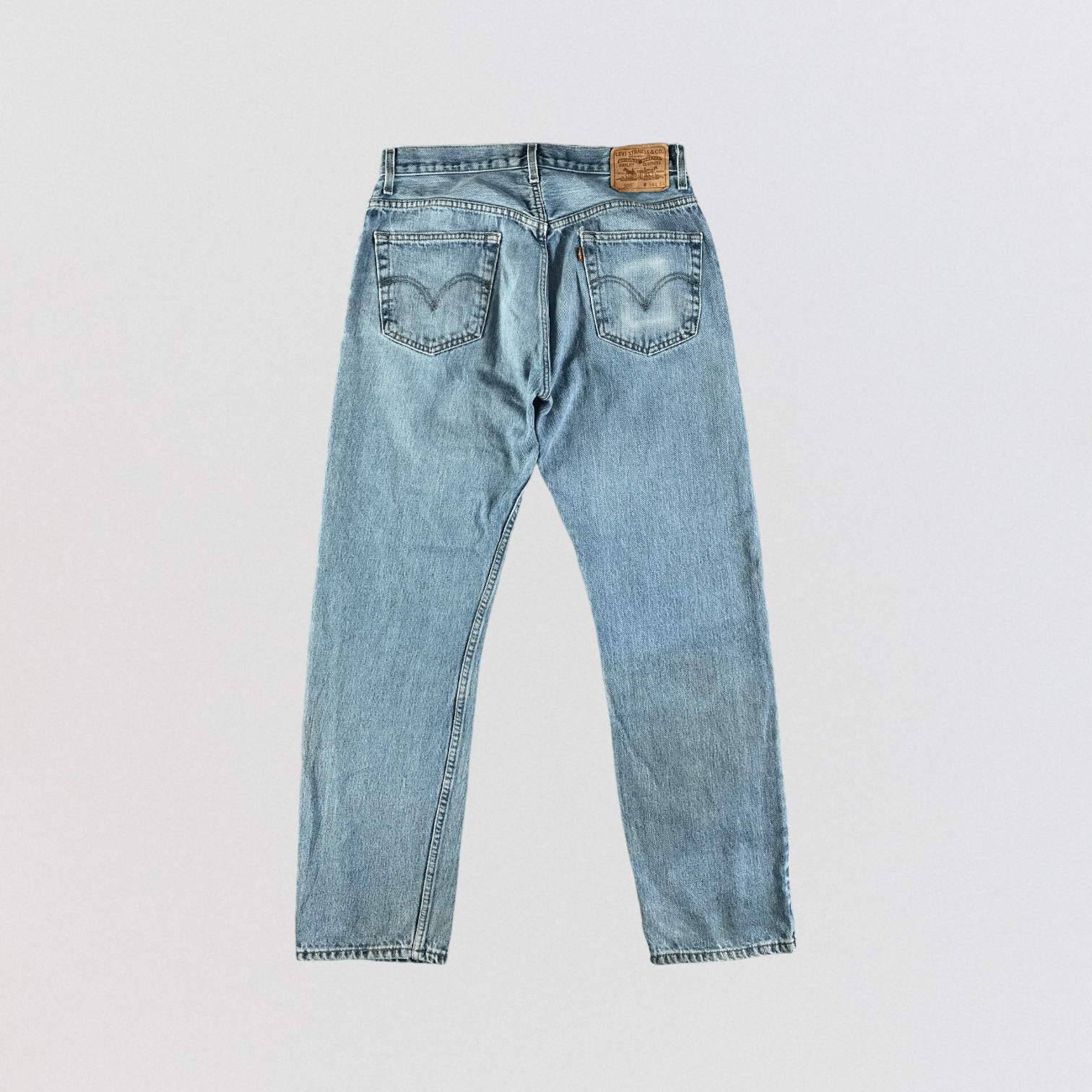 Levi's × Vintage Vintage Blue Wash Levis 505 Jeans-JM3459 Size 33" - 2 Thumbnail