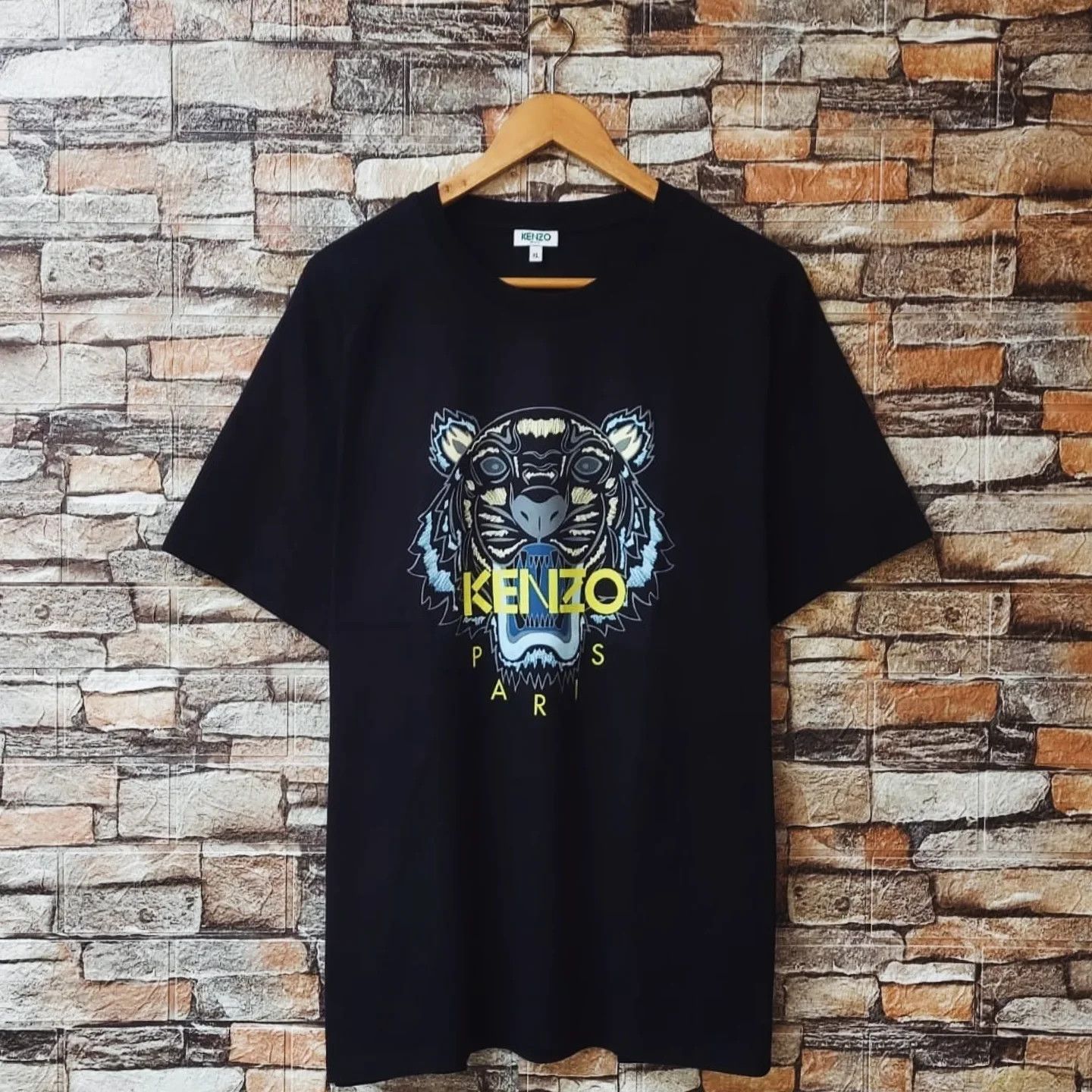 Kenzo KENZO Paris Tiger Print Black Tshirt Size US L / EU 52-54 / 3 - 1 Thumbnail