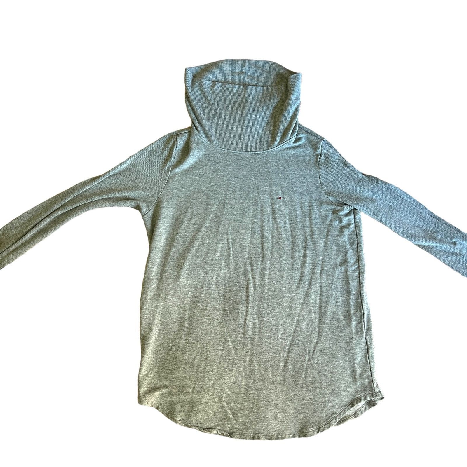 Tommy Hilfiger Ribbed Arm Long Sleeve Pullover Turtleneck Size M / US 6-8 / IT 42-44 - 8 Thumbnail