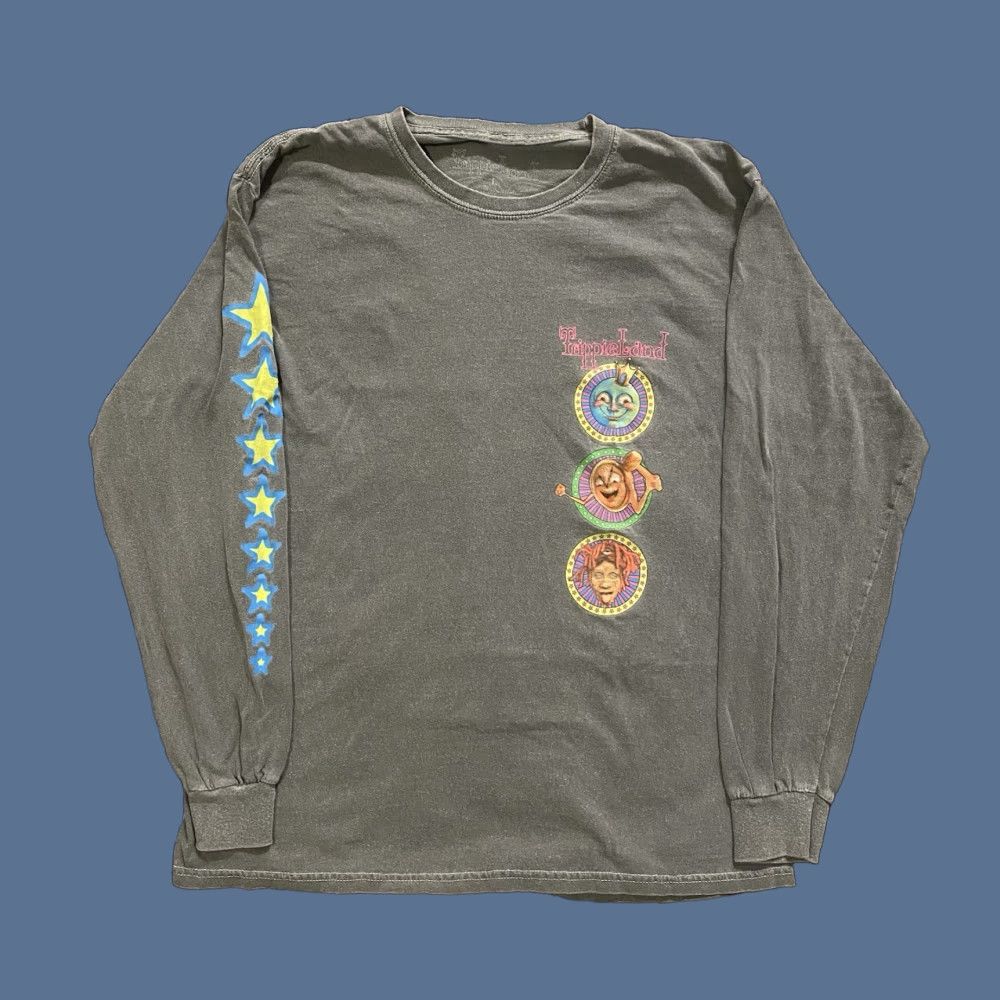 Doublet VINTAGE Trippie Redd Trippieland Double Sided Long Sleeve T Shirt Gray Large Distressed Size US L / EU 52-54 / 3 - 1 Thumbnail