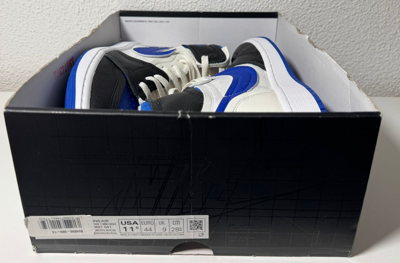 Jordan Brand Air Jordan 1 MM High WMNS “Royal Toe” Size US 11 / EU 44 - 8 Thumbnail
