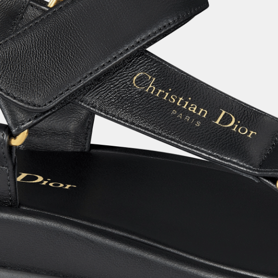 Dior o1w1db10126 KCQ893 D-Wave Sandals in Black Size US 6 / IT 36 - 4 Thumbnail