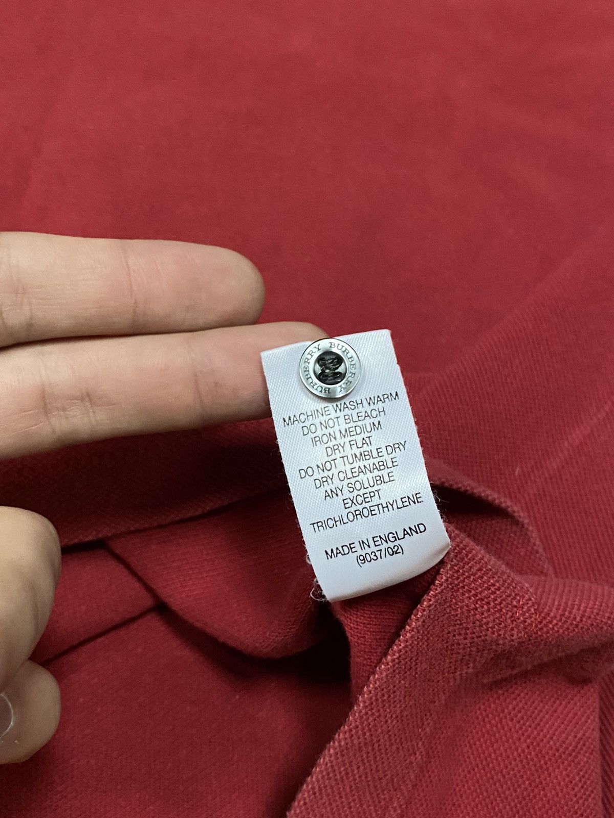 Burberry Burberry nova check vintage polo buttons shirt Size US L / EU 52-54 / 3 - 8 Thumbnail