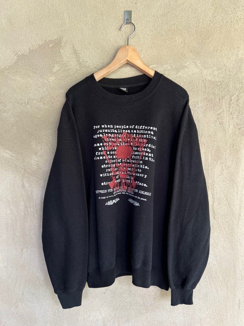 Seditionaries Vintage Skulls Logo Sweatshirt Size US L / EU 52-54 / 3 - 2 Thumbnail