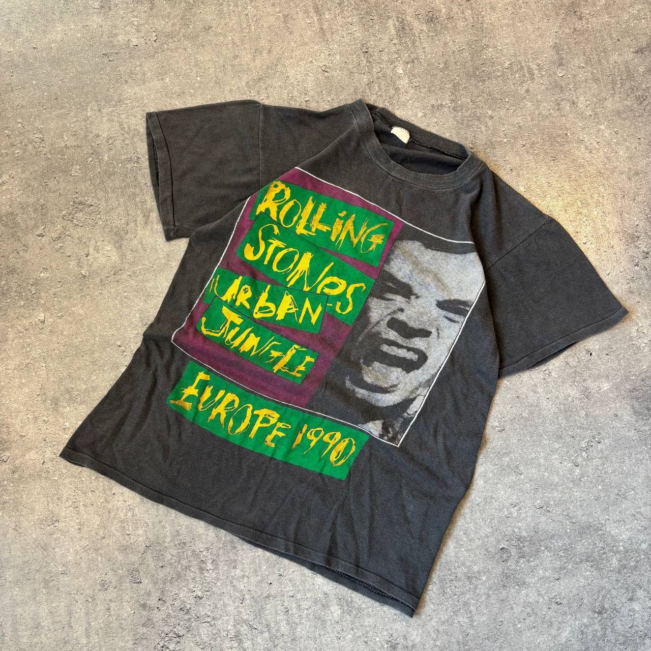 Band Tees × The Rolling Stones × Vintage The Rolling Stones Rare Urban Jungle Europe 90s T-Shirt Size US M / EU 48-50 / 2 - 1 Thumbnail