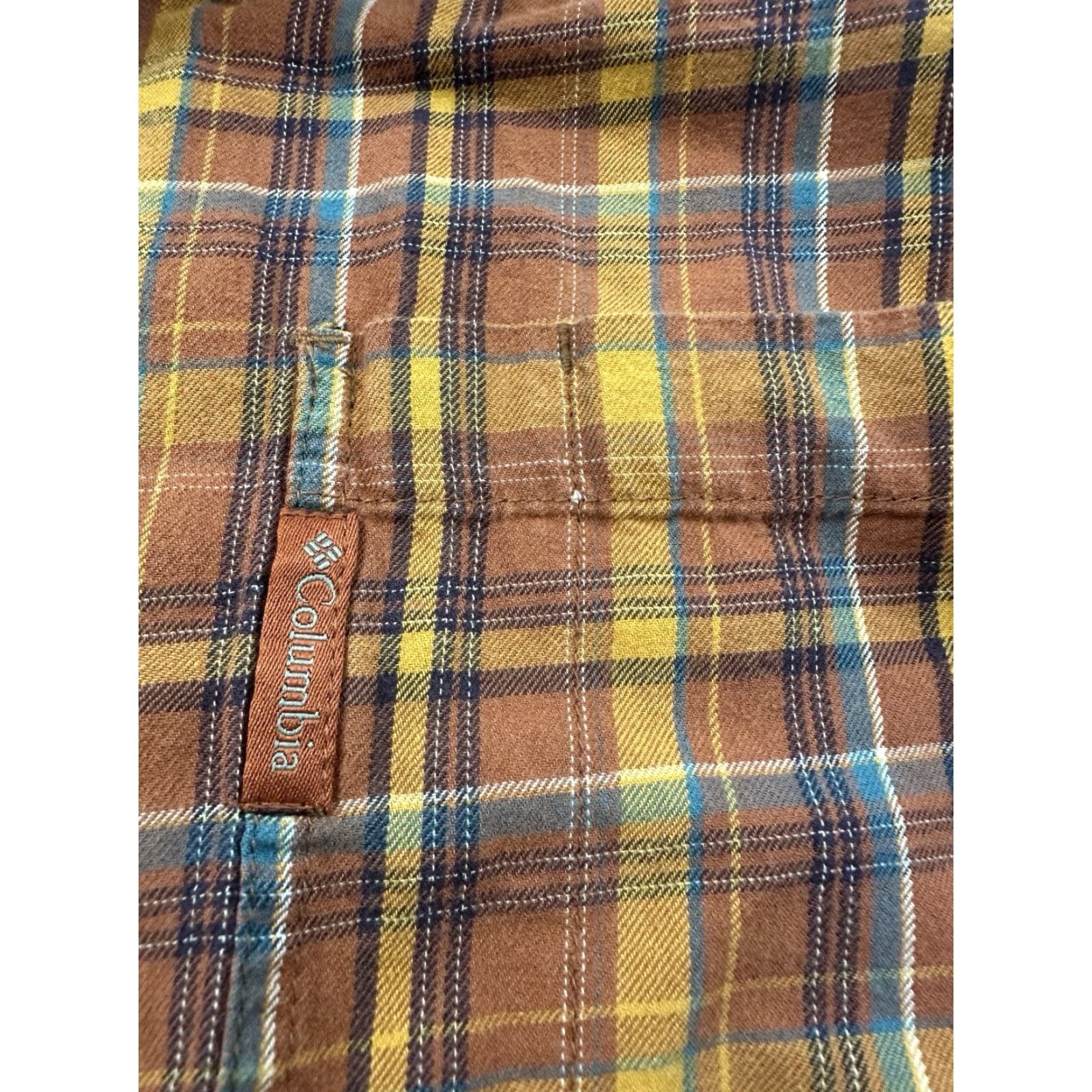 Rusty Columbia Shirt Mens Medium Rust Orange Plaid Long Sleeve Lightweight Flannel Size US M / EU 48-50 / 2 - 3 Thumbnail