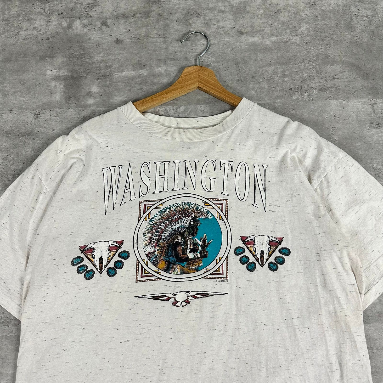 Vintage Vintage Washington T-shirt Size XL Size US XL / EU 56 / 4 - 2 Thumbnail