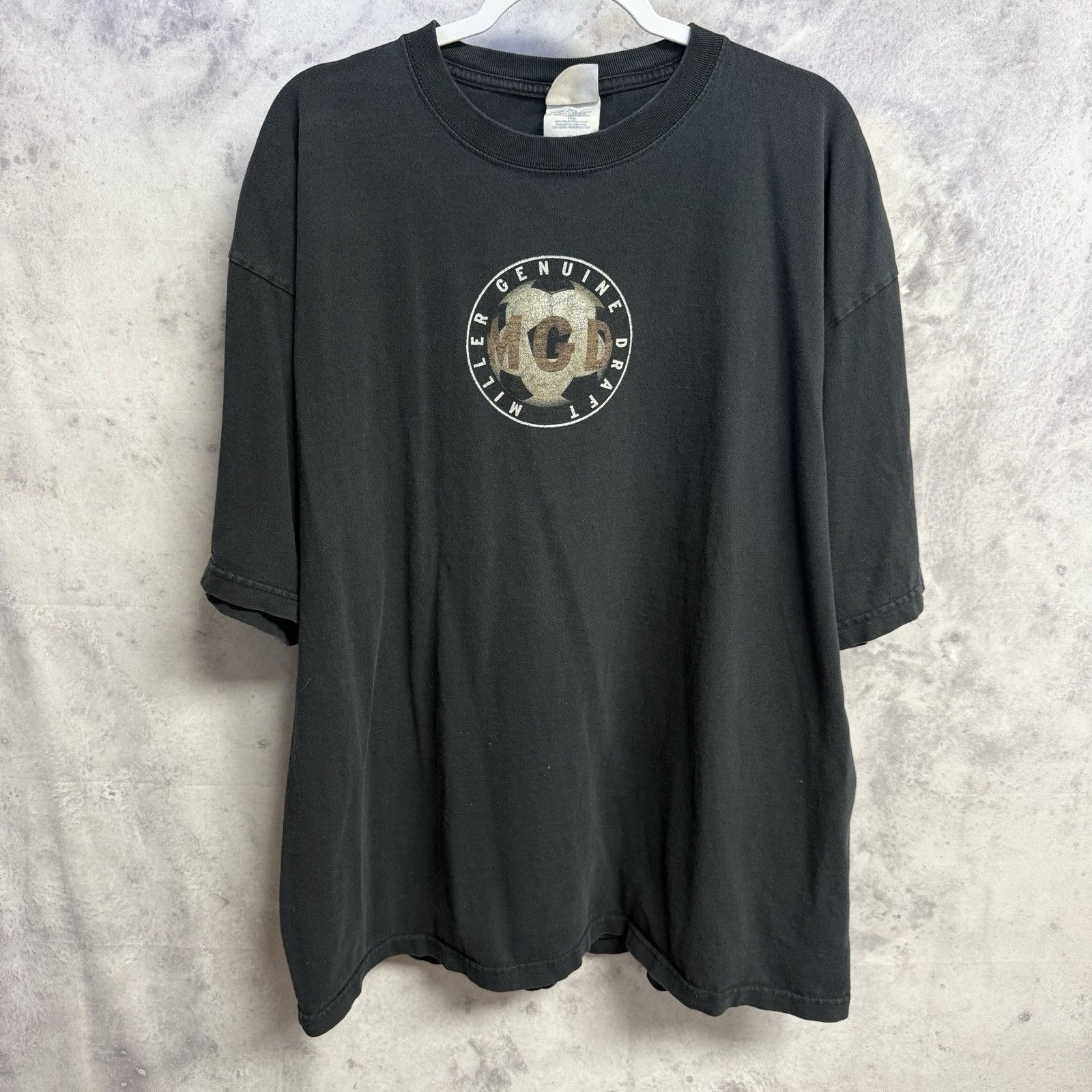 Vintage Vintage Miller Genuine Draft Beer T Shirt Mens 2XL Black Y2K Size US XXL / EU 58 / 5 - 2 Thumbnail