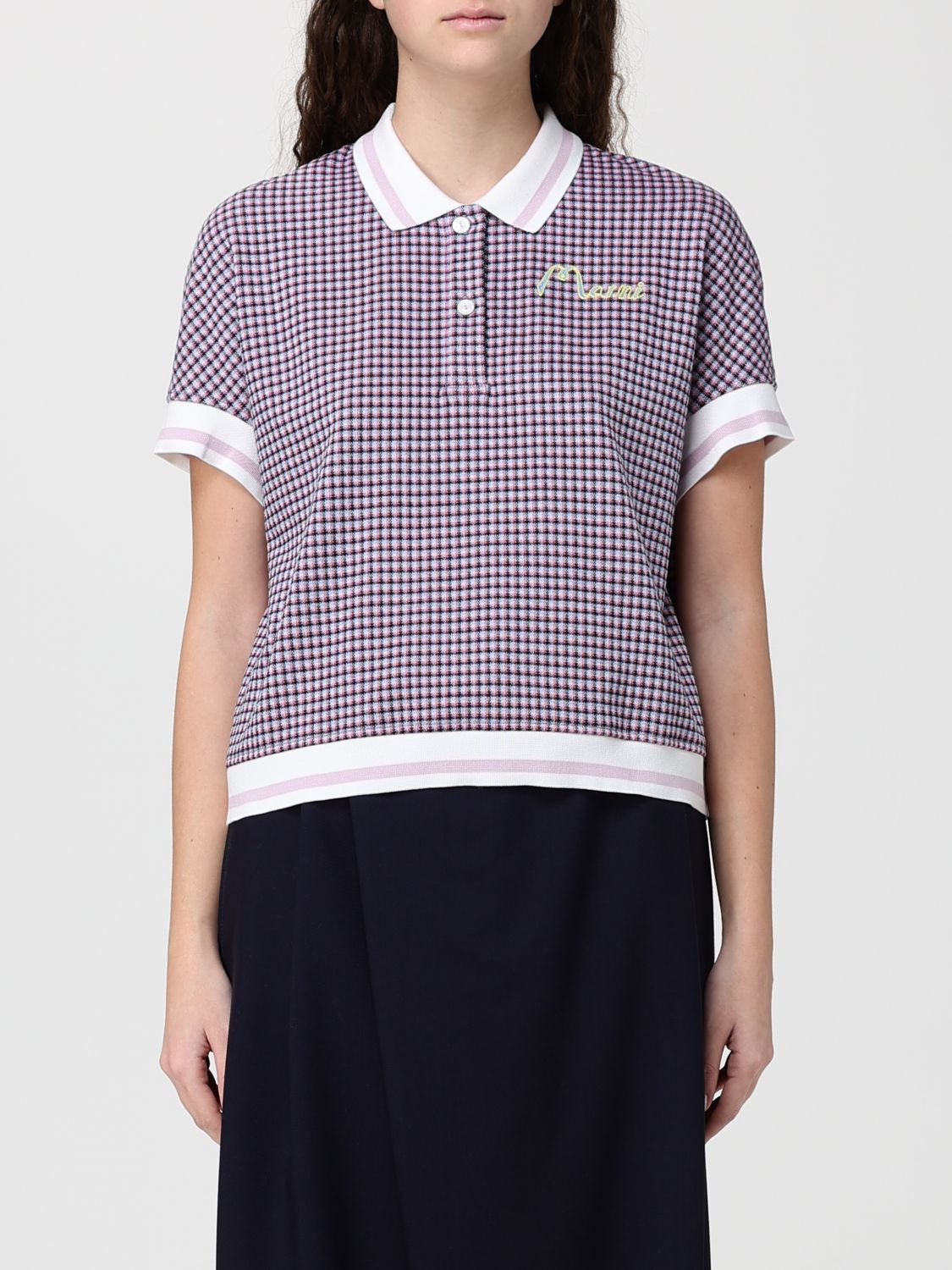 Marni Marni Polo Shirt Woman Blush Pink Size XS / US 0-2 / IT 36-38 - 1 Thumbnail