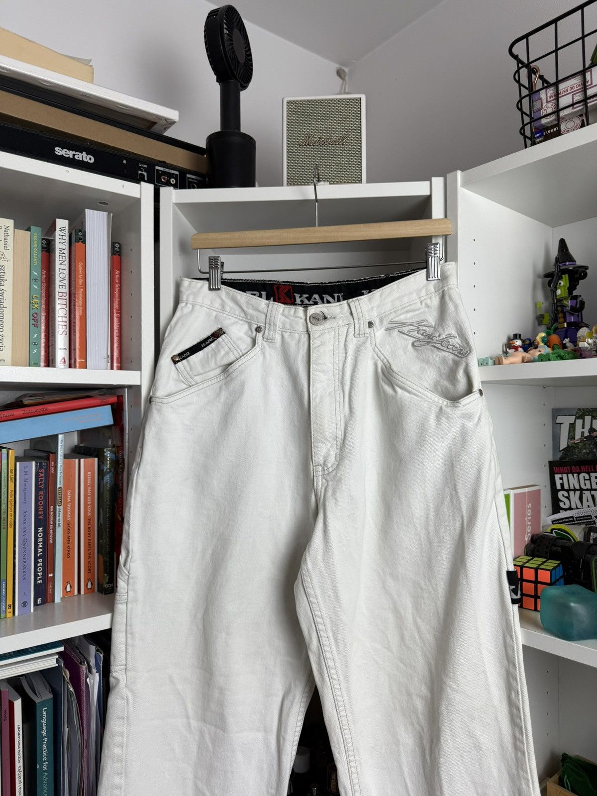 Karl Kani × Vintage Vintage 90s karl Kani baggy carpenter denim pants 32x32 skate Size US 32 / EU 48 - 9 Thumbnail