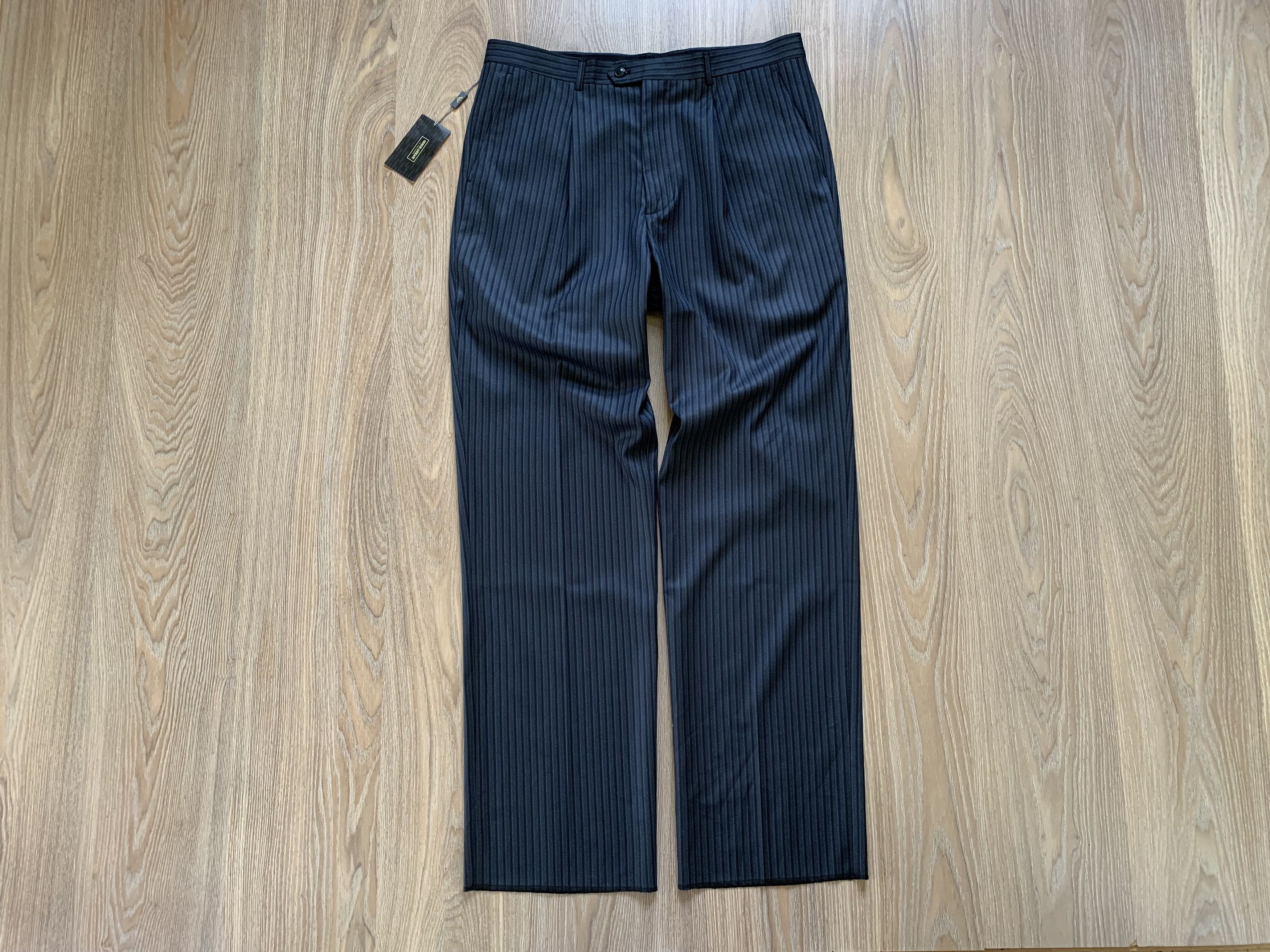 Giorgio Armani × Vintage Vintage Armani Le Collezioni Classic Formal Wool Trousers Size 54R - 12 Thumbnail