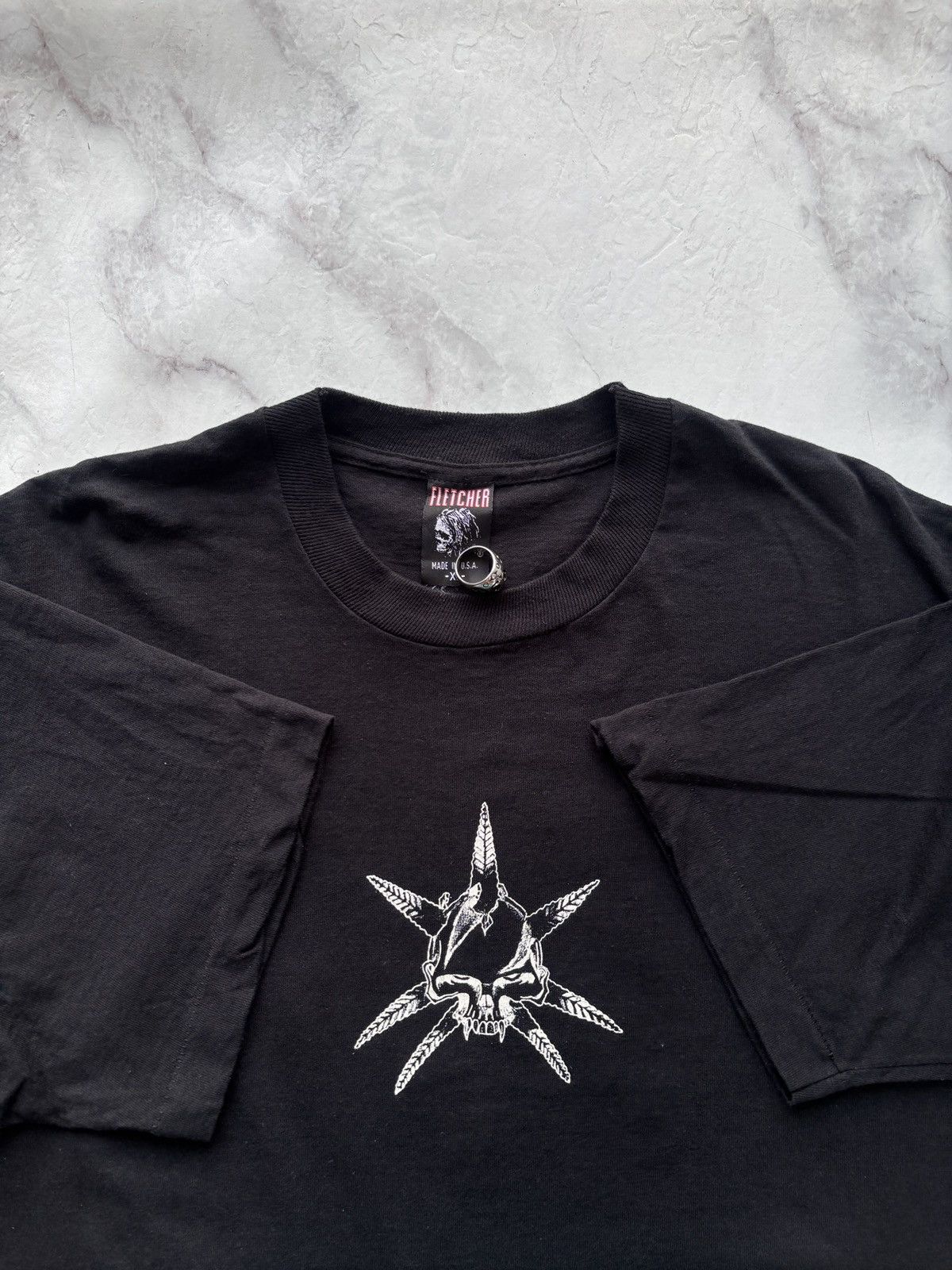 Vintage 90s Christian fletcher tee Size US XL / EU 56 / 4 - 1 Thumbnail