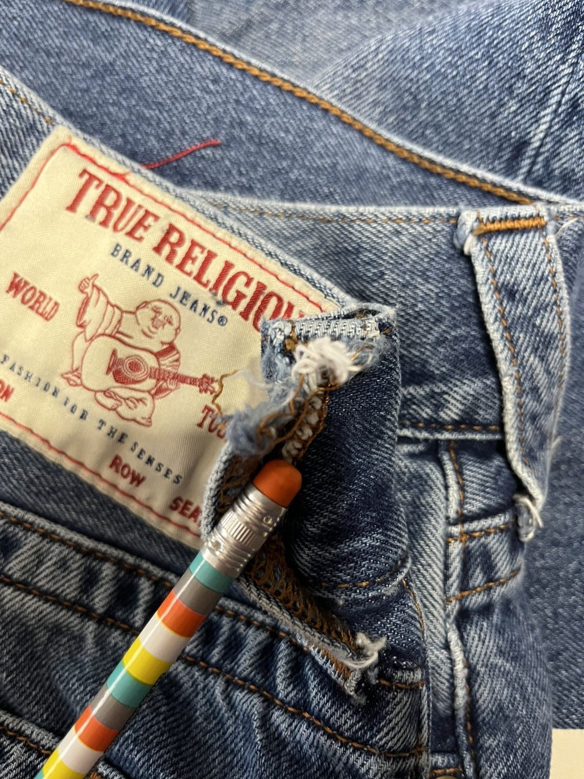 True Religion True religion wide leg baggy jeans Size US 37 - 3 Thumbnail