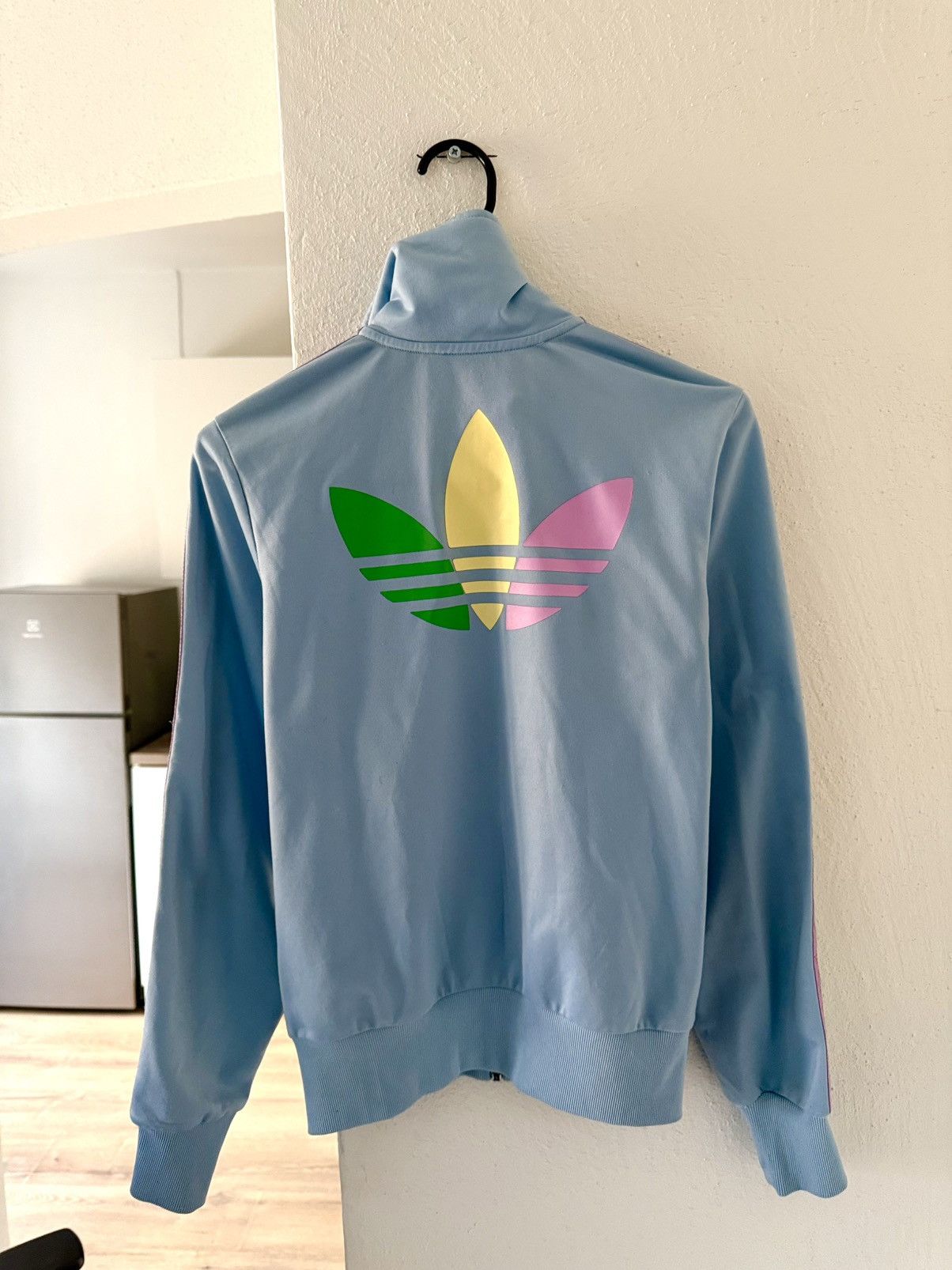 Adidas Vintage Adidas Track Jacket Easter Pink Size XXS / US 00 / IT 34 - 2 Thumbnail