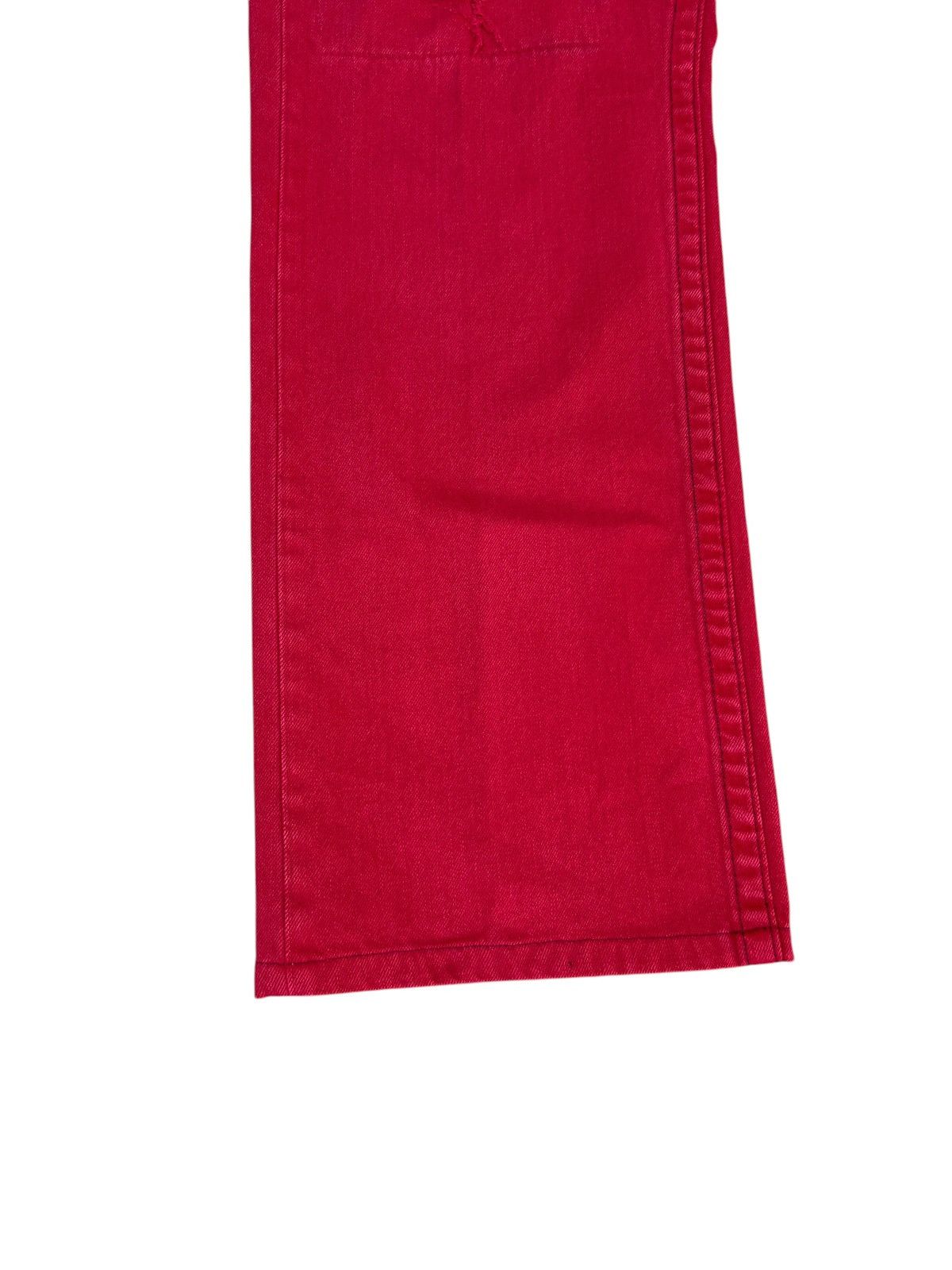 True Religion Vintage True Religion Distressed Red Denim Straight Jeans Size US 42 / EU 58 - 8 Thumbnail