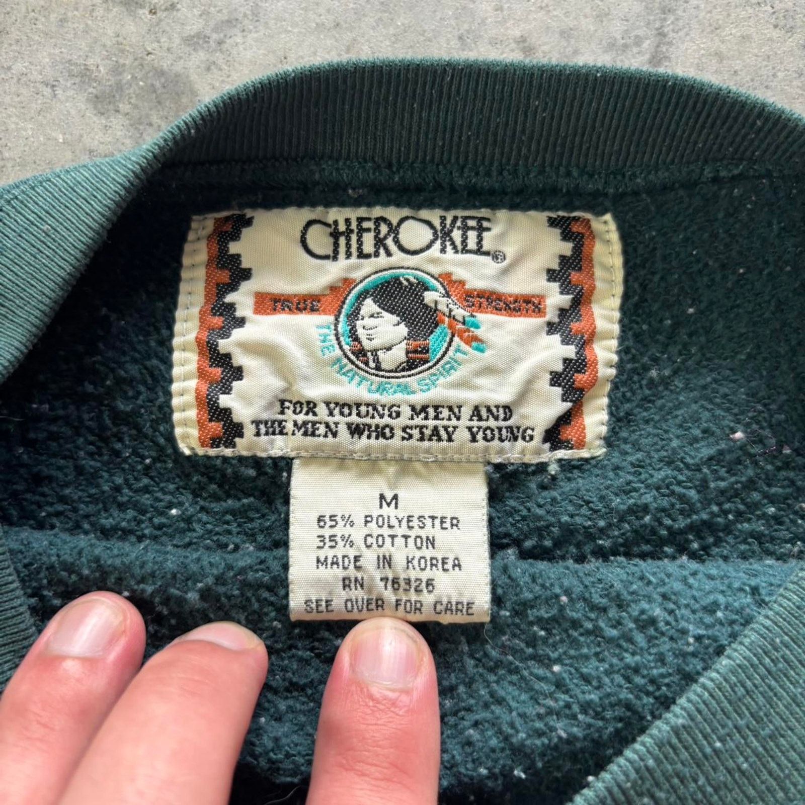 Cherokee × Vintage 80s Cherokee Sweatshirt Size US M / EU 48-50 / 2 - 3 Thumbnail