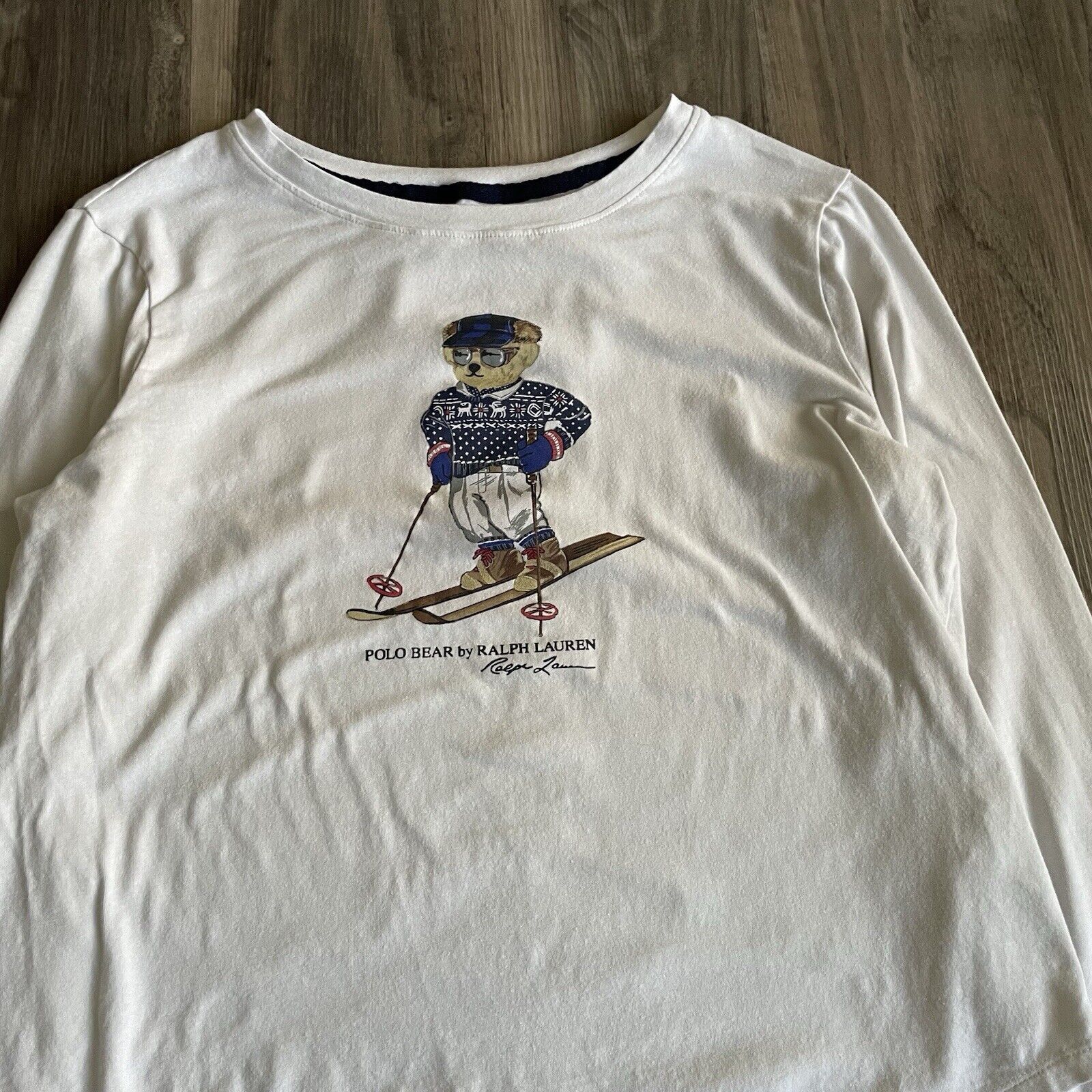 Polo Ralph Lauren Polo Ralph Lauren Ski Polo Bear T-Shirt Women's Size S Size S / US 4 / IT 40 - 2 Thumbnail