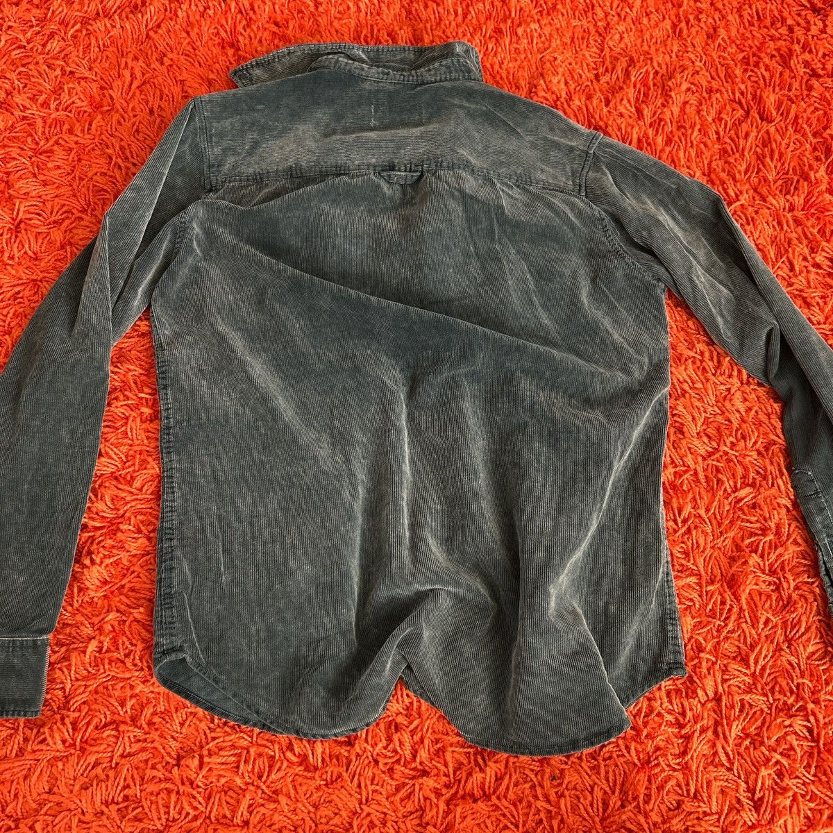 Vintage Dark Turquoise Corduroy Blue Shirt Slim Fit Vintage Size US M / EU 48-50 / 2 - 2 Thumbnail
