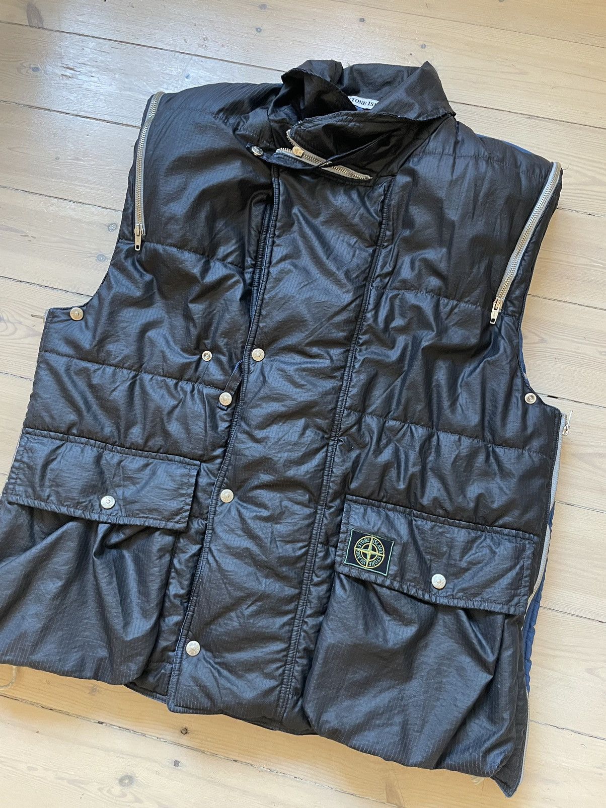 Stone Island Stone Island 1988 ripstop vest Size US XL / EU 56 / 4 - 8 Thumbnail