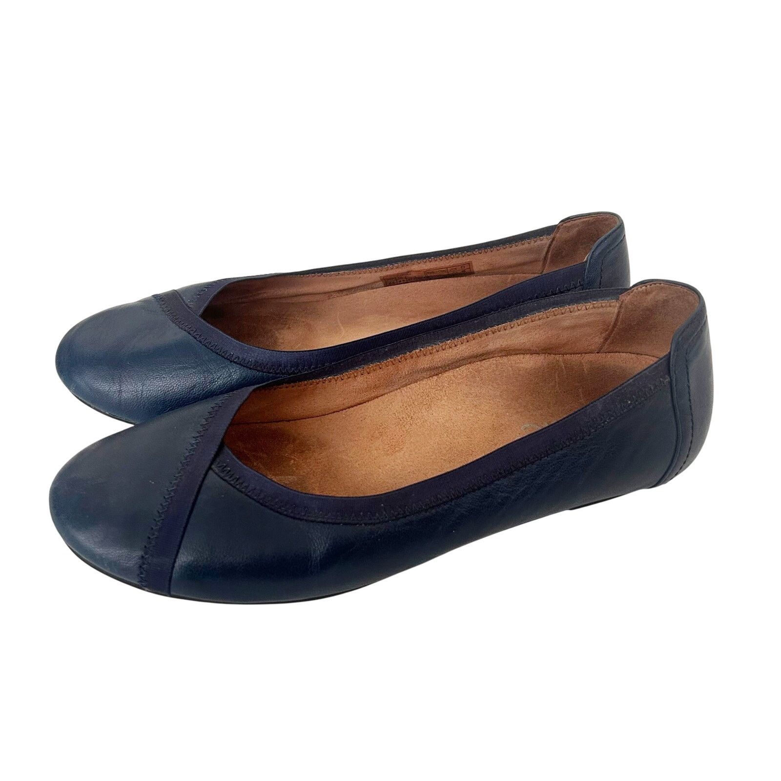 Vionic Vionic Blue Leather Caroll Flats Sz 6.5 Size US 6.5 / IT 36.5 - 5 Thumbnail