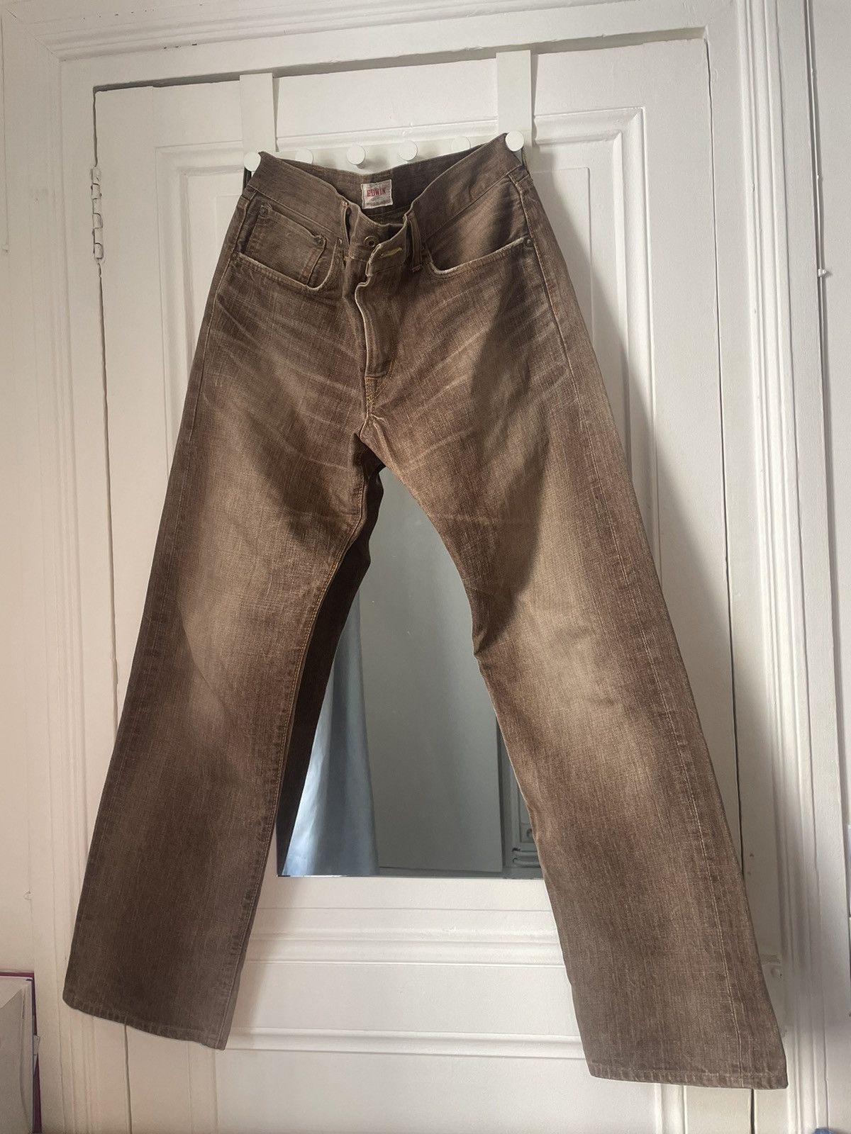 Edwin Brown jeans Edwin x vintage Japan Size US 31 - 1 Thumbnail