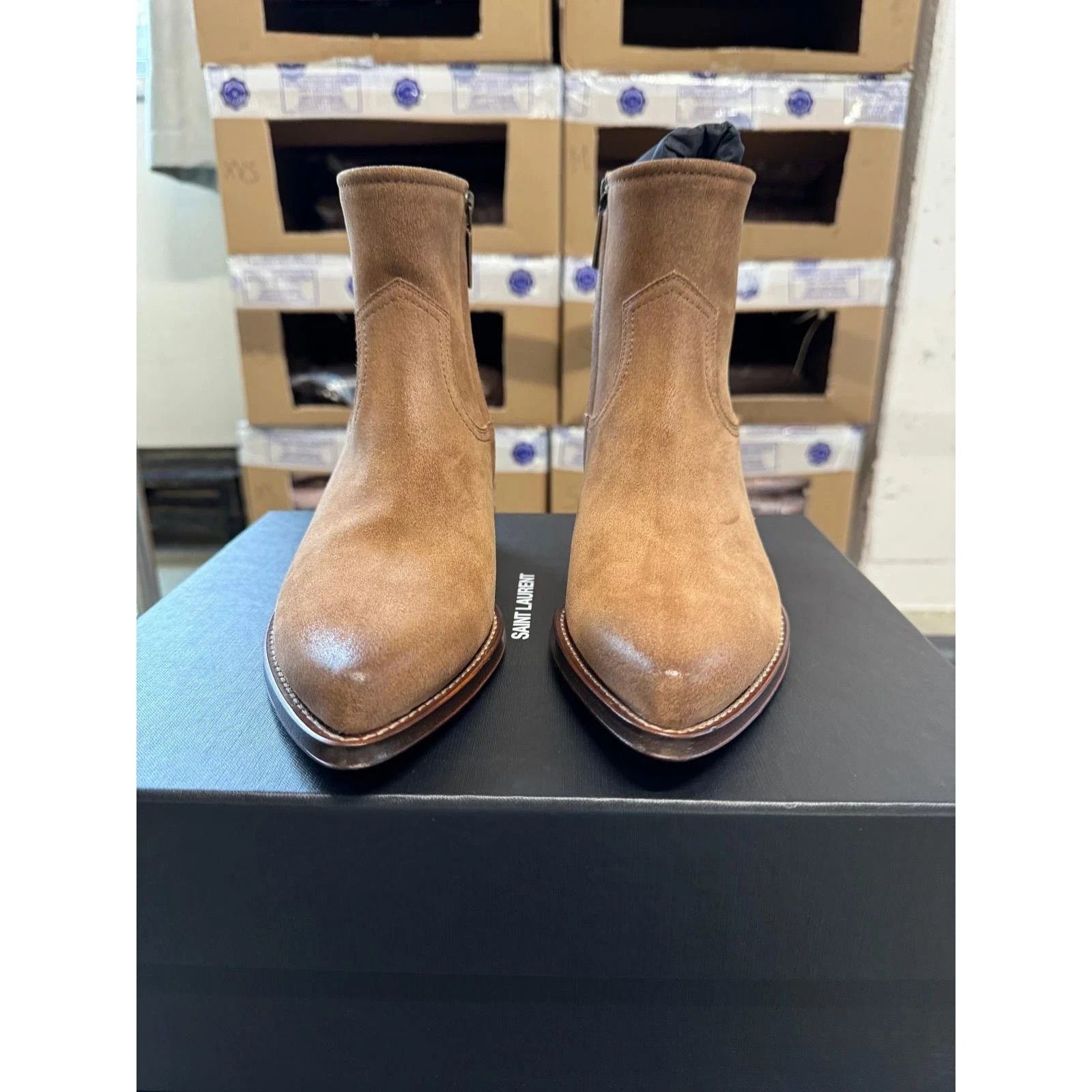 Saint Laurent Paris LUCAS BOOTS Size US 8 / EU 41 - 7 Thumbnail