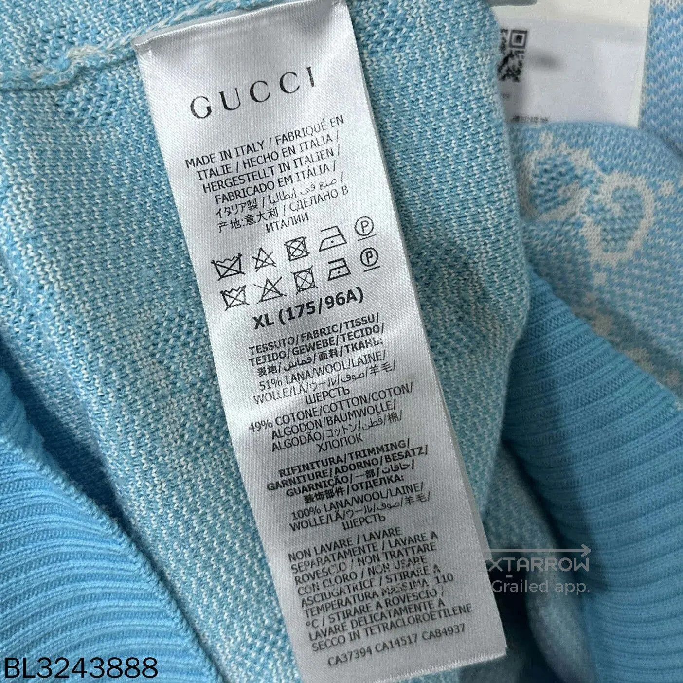 Gucci Gucci Monogram Logo Short Sleeve. Size US XL / EU 56 / 4 - 5 Thumbnail