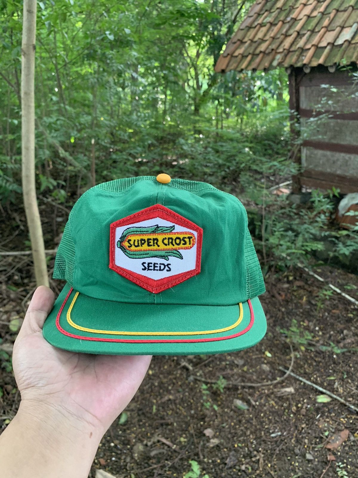 Vintage Vintage 90s Super Crost Seeds By K product Rope Hat farm Cap Size ONE SIZE - 1 Thumbnail