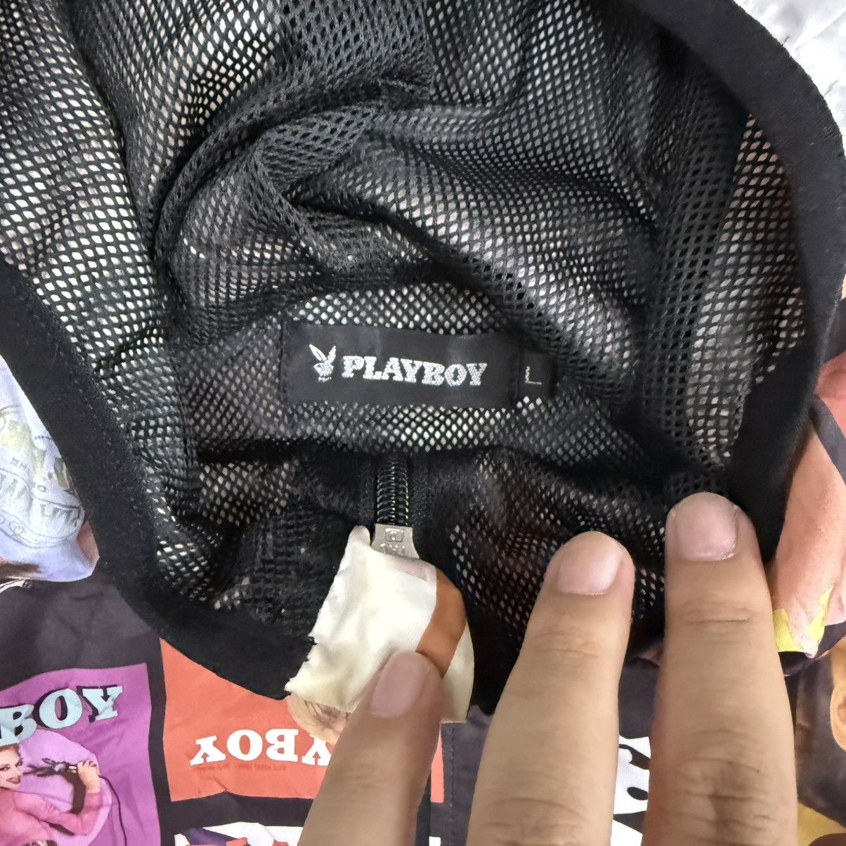 Playboy Playboy Magazine Cover Pornstar Windbreaker Jacket Size US L / EU 52-54 / 3 - 5 Thumbnail