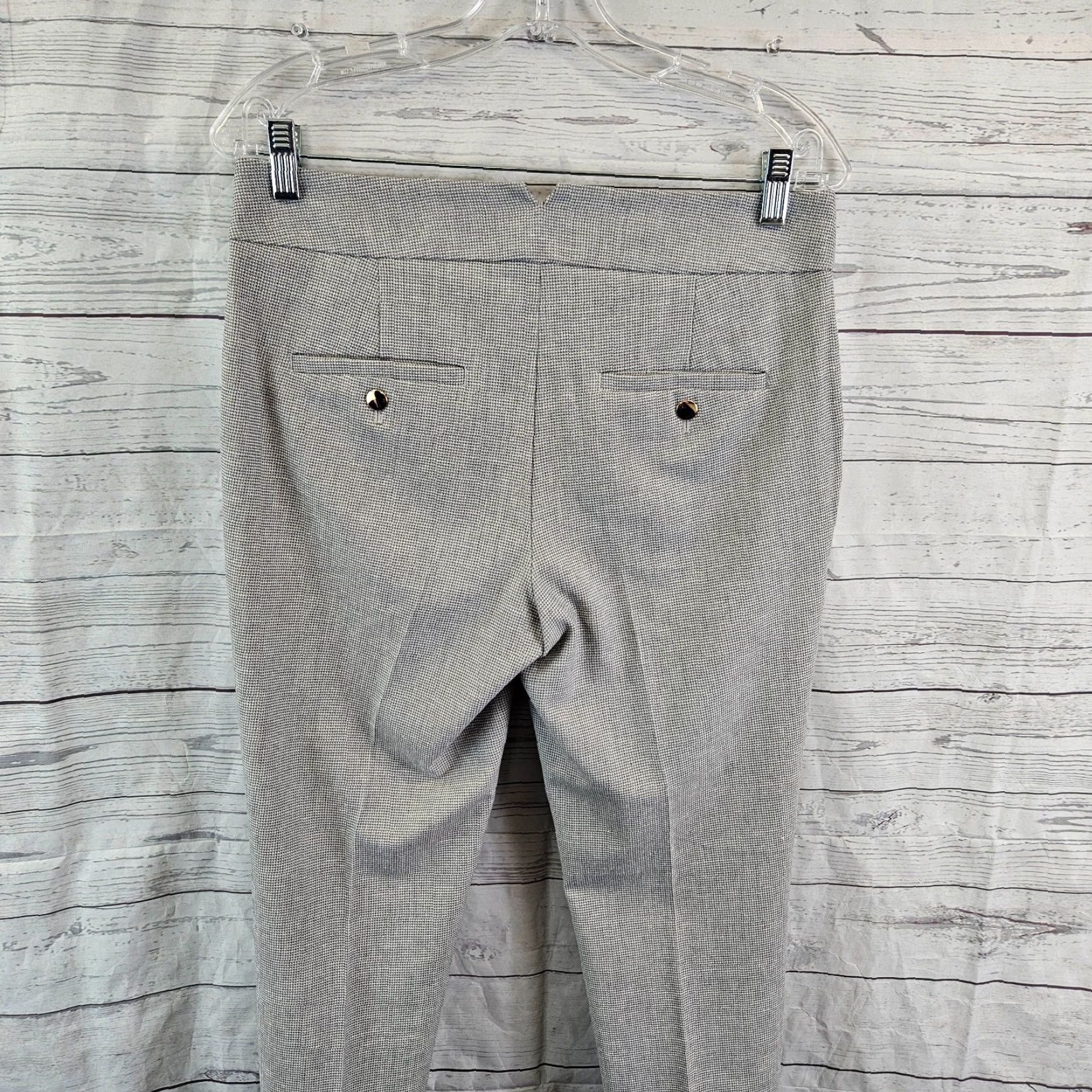 Loft LOFT Ann Taylor Womens Marisa Pants Sz 2 Gray Mid rise Dress Pants Regular Size 26" / US 2 / IT 38 - 4 Thumbnail