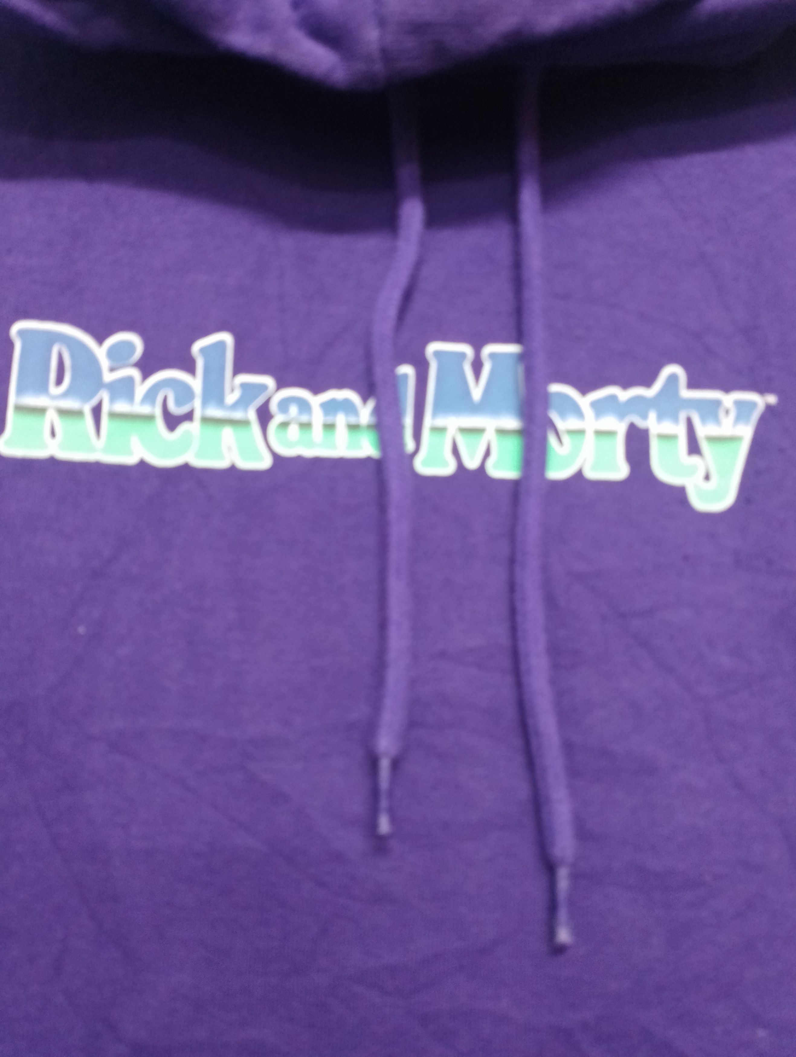 Cartoon Network Rick And Morty Purple Hoodie Size US XL / EU 56 / 4 - 3 Thumbnail