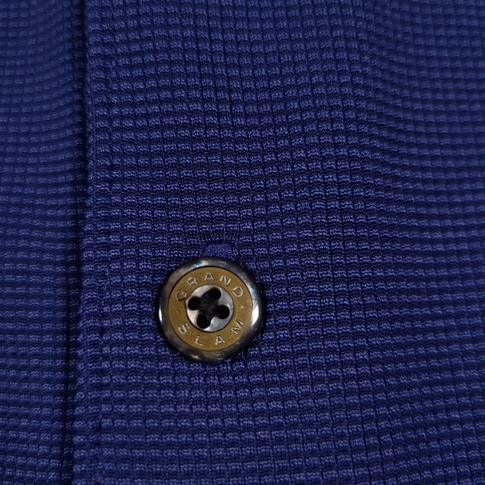 Vintage Grand Slam Polo Shirt Mens Large Golf Tennis Classic Blue Polo Short Sleeve Moisture Wicking Breathable Performance Size US L / EU 52-54 / 3 - 4 Thumbnail