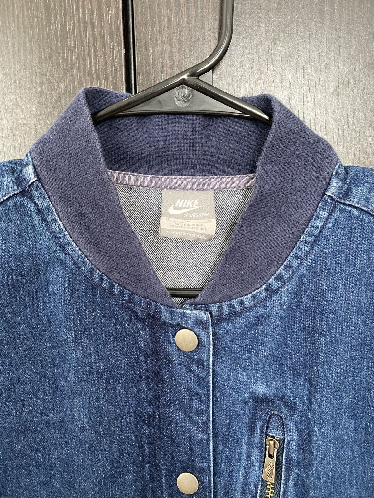 Nike Nike NSW Denim Varsity Jacket Size US S / EU 44-46 / 1 - 3 Thumbnail