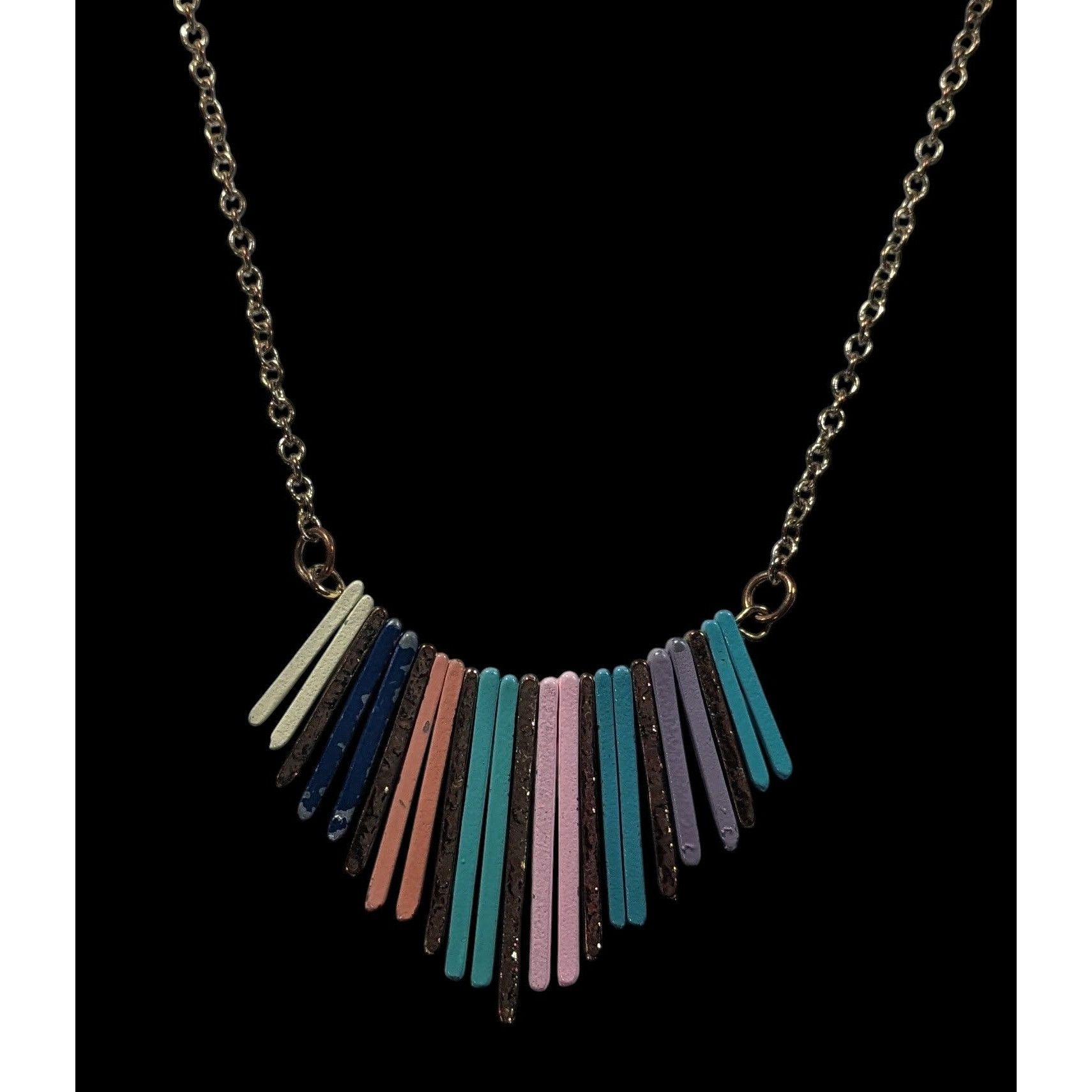 Other Bohemian Rainbow Cascading Key Fringe Pendant Necklace Size ONE SIZE - 3 Thumbnail