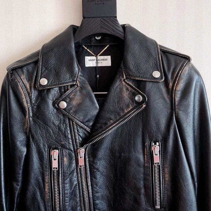 Saint Laurent Paris Saint Laurent Paris Tailored motorcycle leather jacket-2506 Size US S / EU 44-46 / 1 - 2 Thumbnail