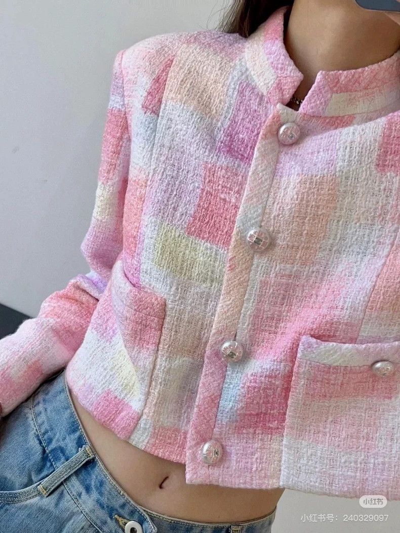 Chanel Chanel 23 Spring and Summer gouache mosaic short coat Size S / US 4 / IT 40 - 8 Thumbnail