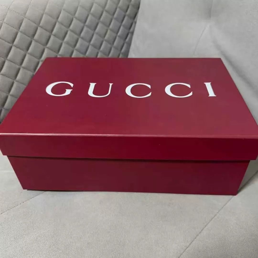 Gucci GUCCI Crystal-Embellished Pudgy Logo Shoes 35 Size US 4.5 / IT 34.5 - 9 Thumbnail