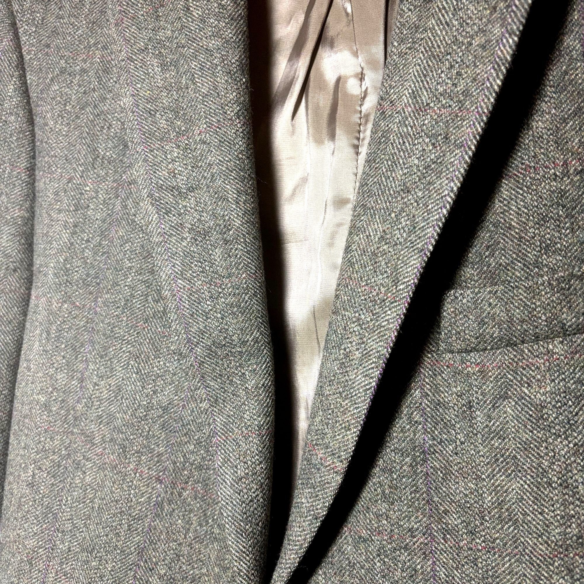 Ralph Lauren Lauren Ralph Lauren Silver Label Mens Herringbone Blazer Twe Size 40R - 10 Thumbnail