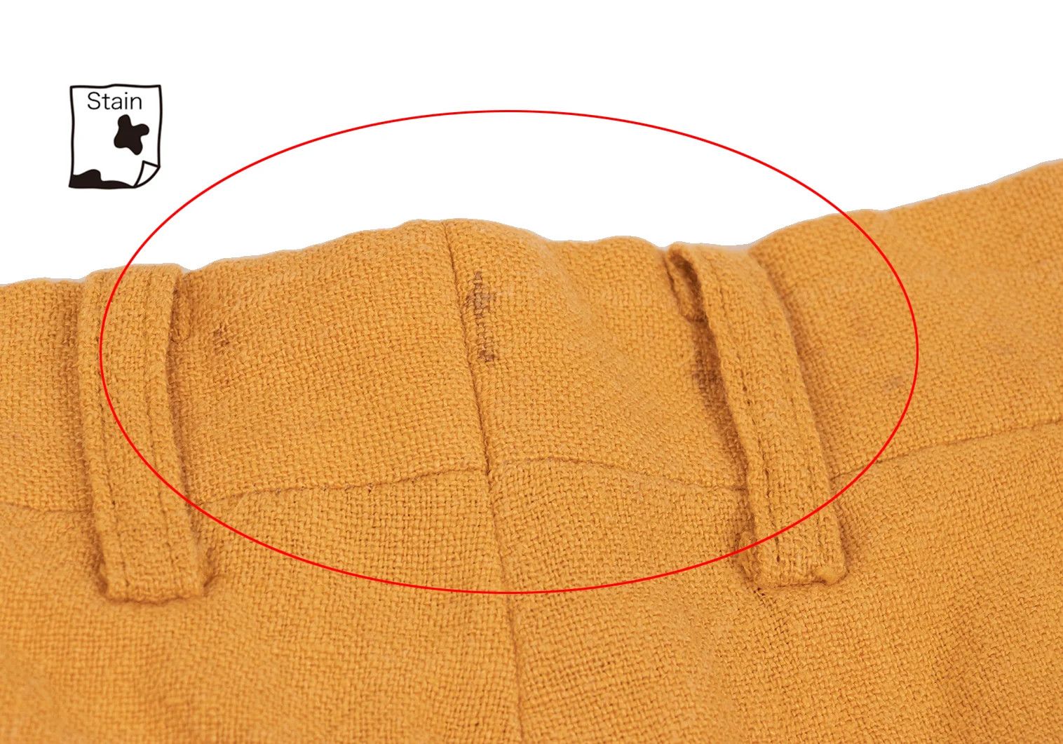 Issey Miyake Linen Two-Tuck Pants in Mustard, Size M Size US 38 / EU 54 - 13 Thumbnail