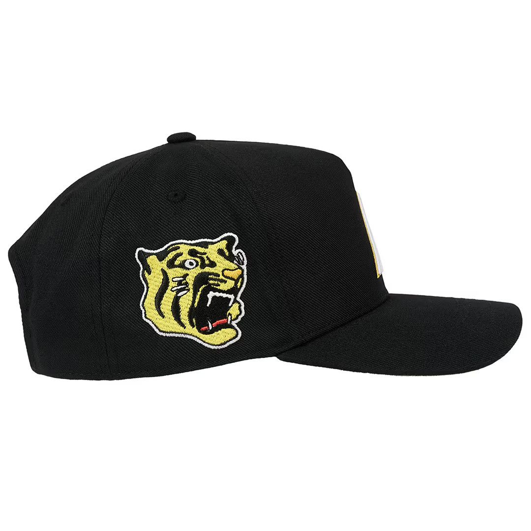 Palace Palace Osaka Exclusive Hanshin Tigers 5 Panel Snapback Cap Size ONE SIZE - 4 Thumbnail