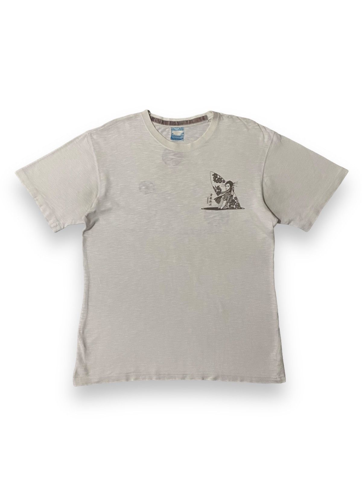 Hysteric Glamour Japan Kissmark Embroidered Floral Sexy Surf Girl Tee Size US L / EU 52-54 / 3 - 2 Thumbnail