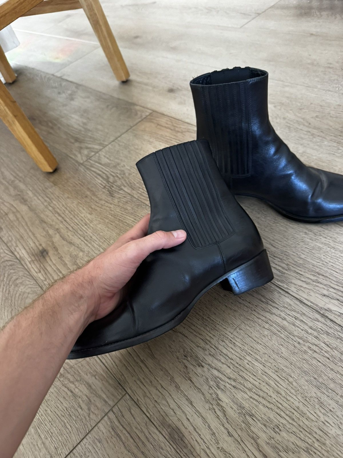 Saint Laurent Paris Hedi triple zip wyatt Size US 7 / EU 40 - 3 Thumbnail
