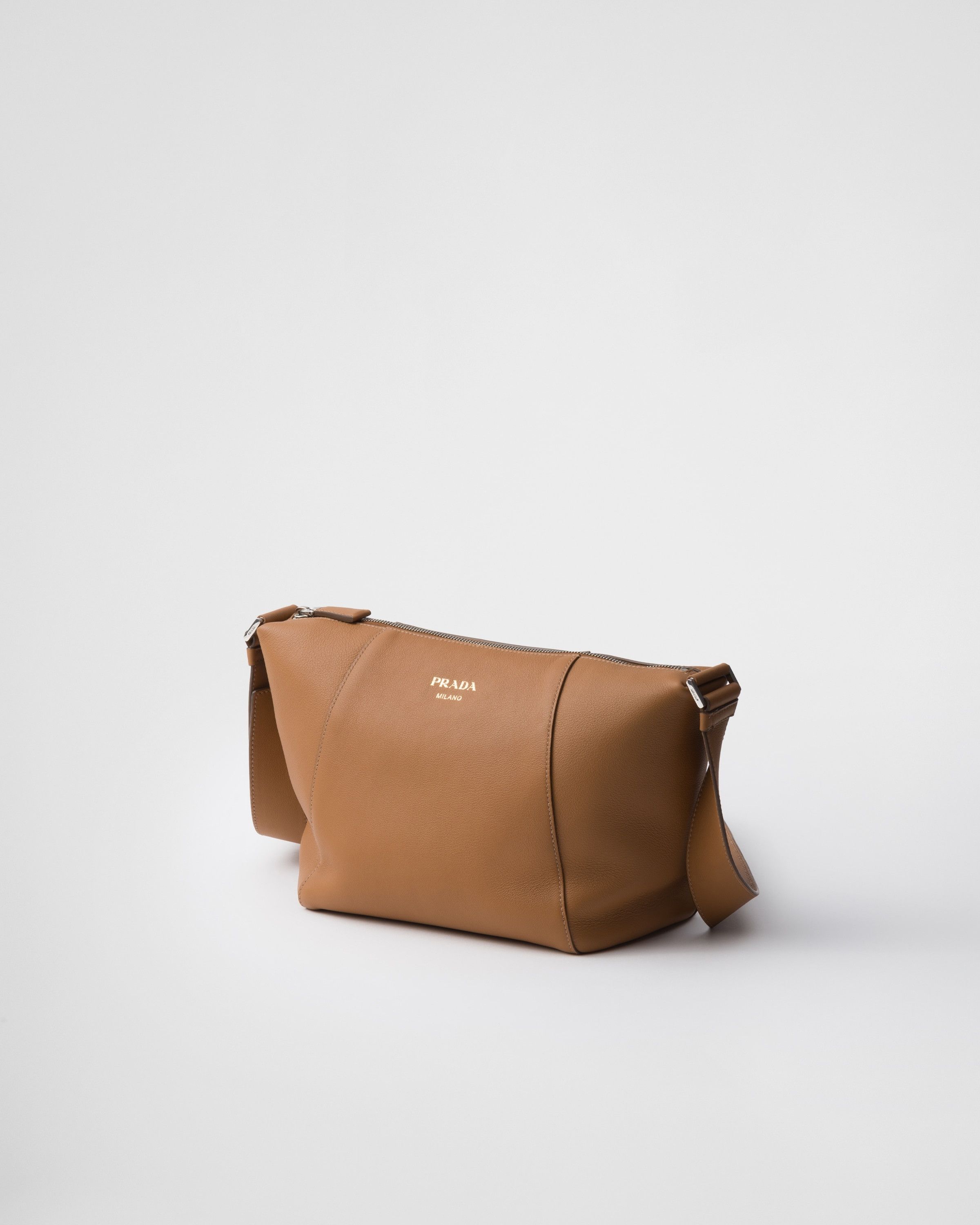Prada o1bcso1str1025 Size: OS / Soft Grain Shoulder Bag in Brown Size ONE SIZE - 3 Thumbnail