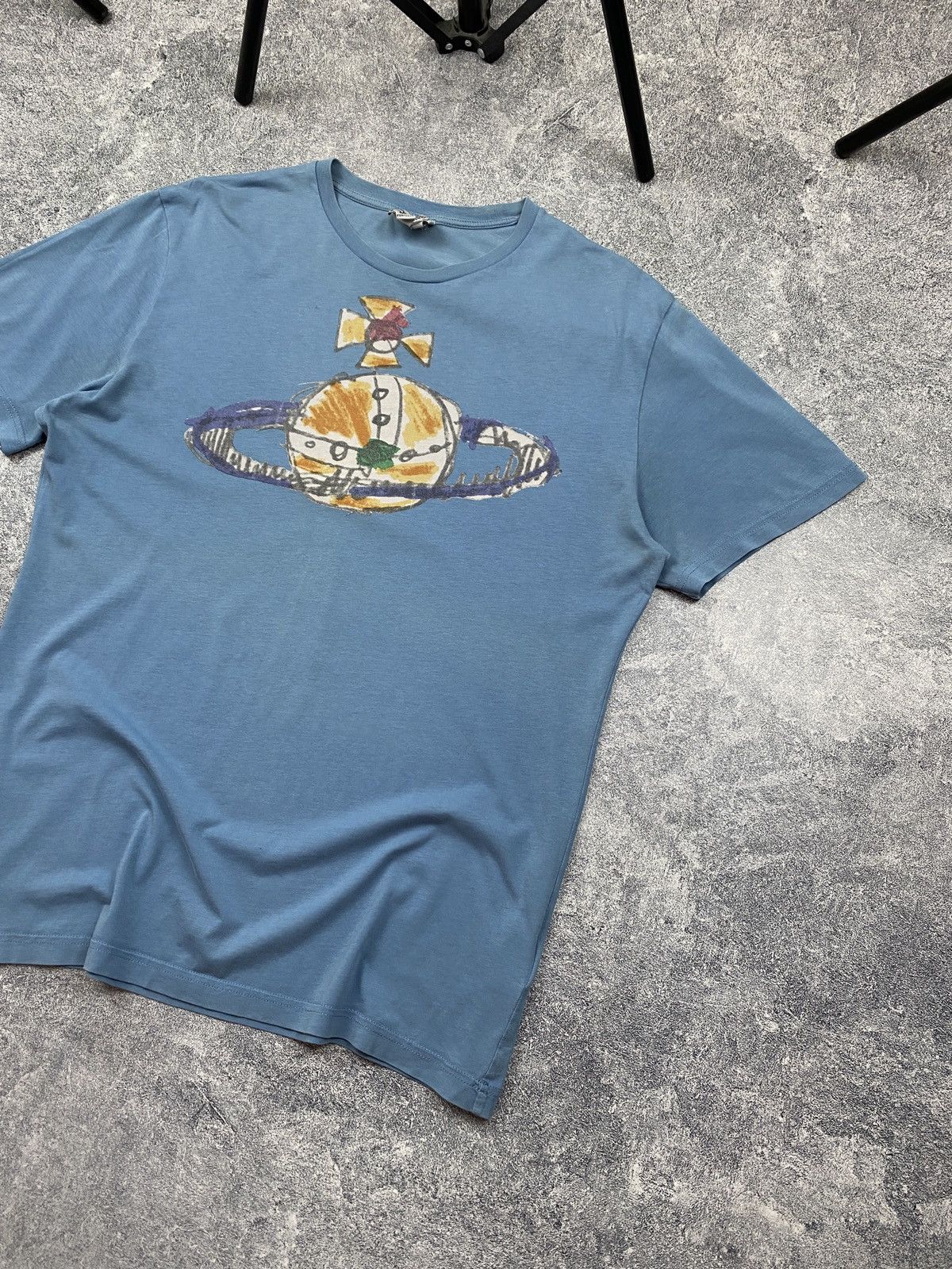 Designer × Vintage × Vivienne Westwood Vivienne Westwood Tshirt Big Logo❗️ Size US L / EU 52-54 / 3 - 3 Thumbnail