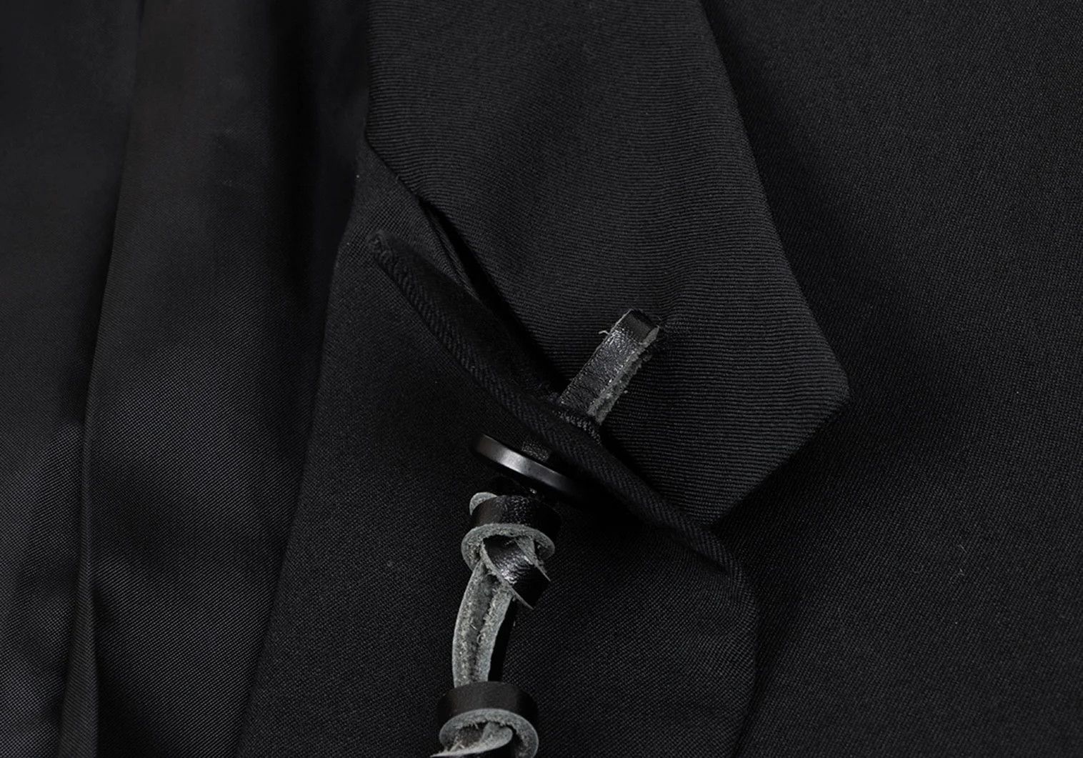 Yohji Yamamoto Yohji Yamamoto Wool Gabardine Long Jacket Size US L / EU 52-54 / 3 - 5 Thumbnail