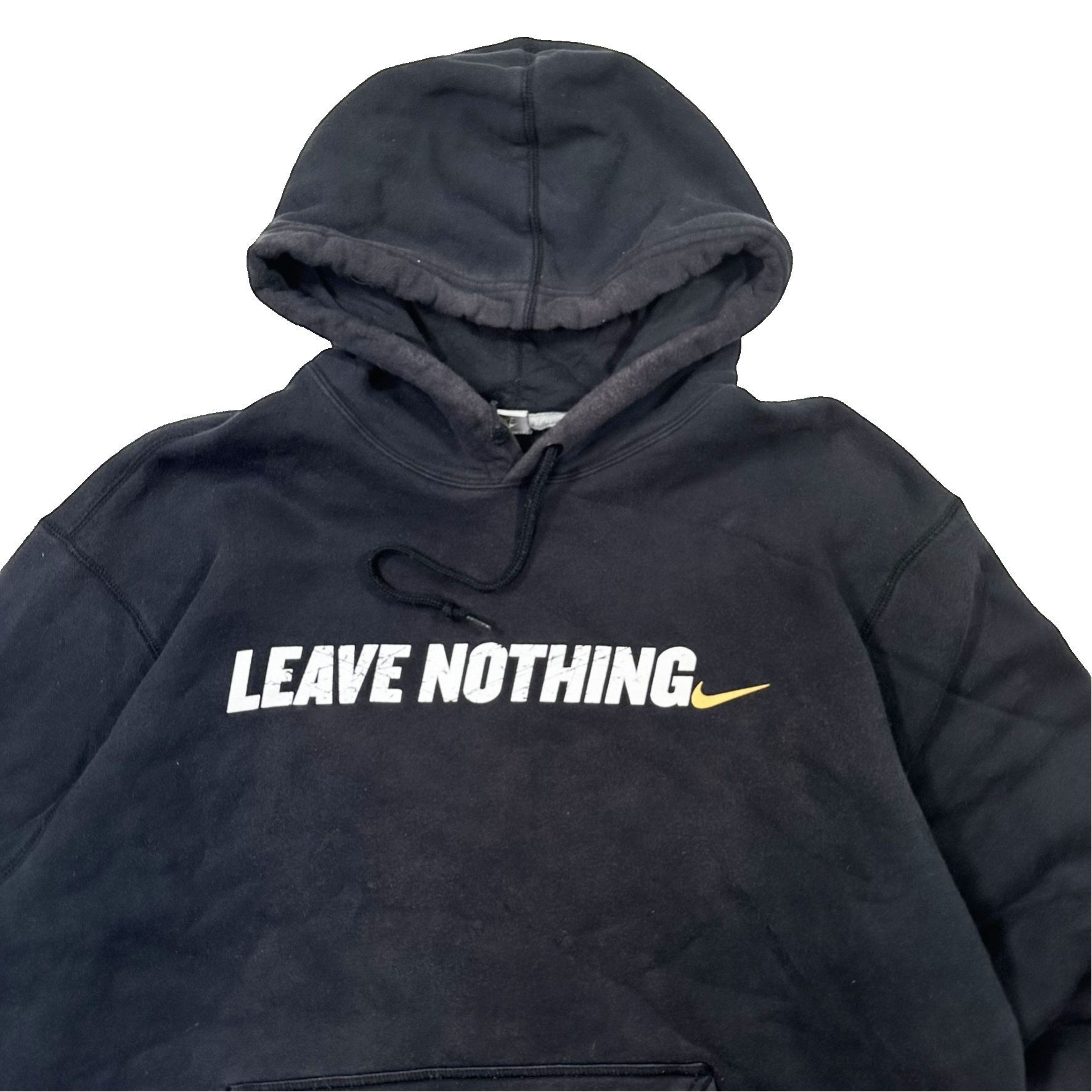 Vintage Vintage 00s Nike Leave Nothing Big Print Graphic Hoodie Size US XL / EU 56 / 4 - 2 Thumbnail