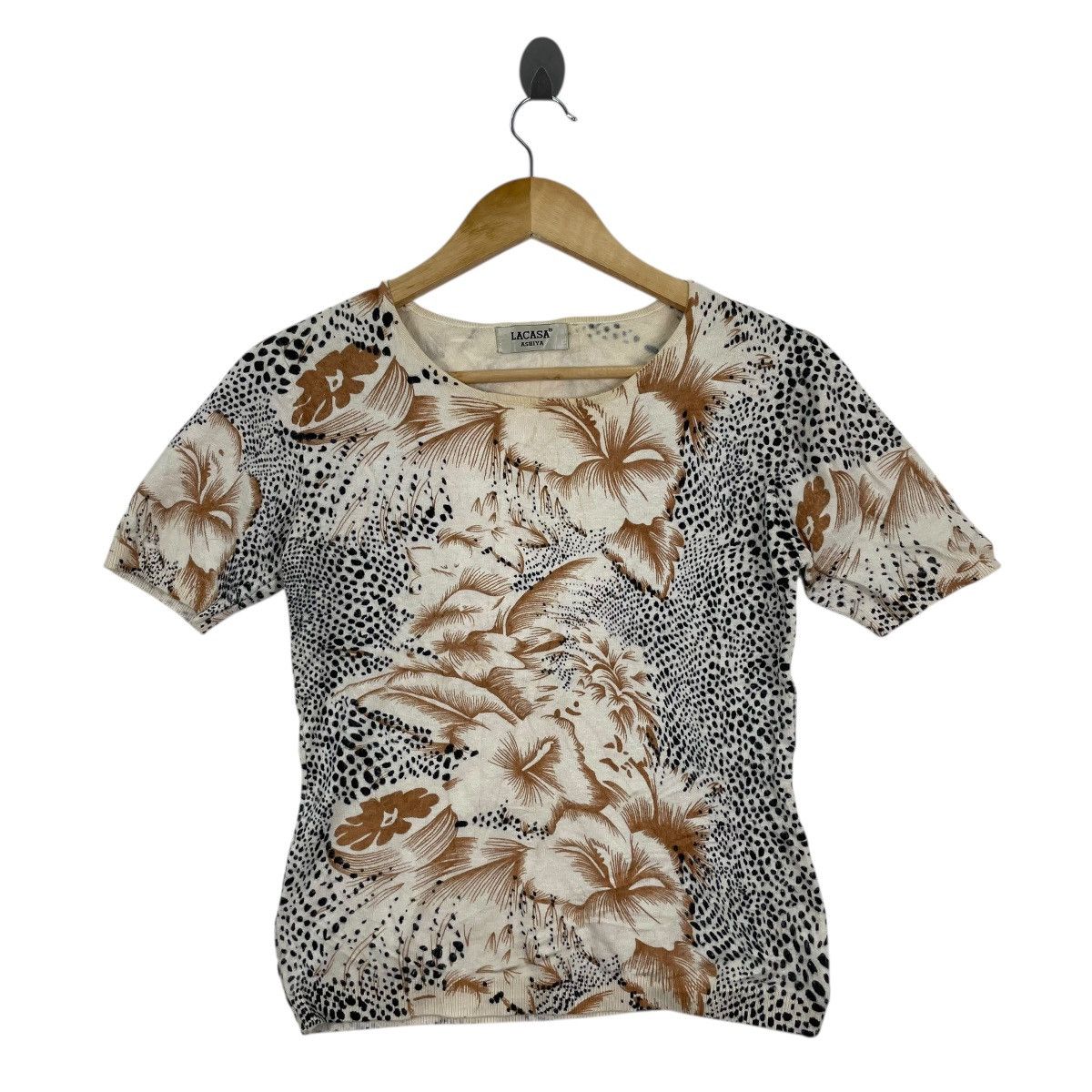 Vintage Vintage LACASA ASHIYA Floral Shirt Size XS / US 0-2 / IT 36-38 - 2 Thumbnail