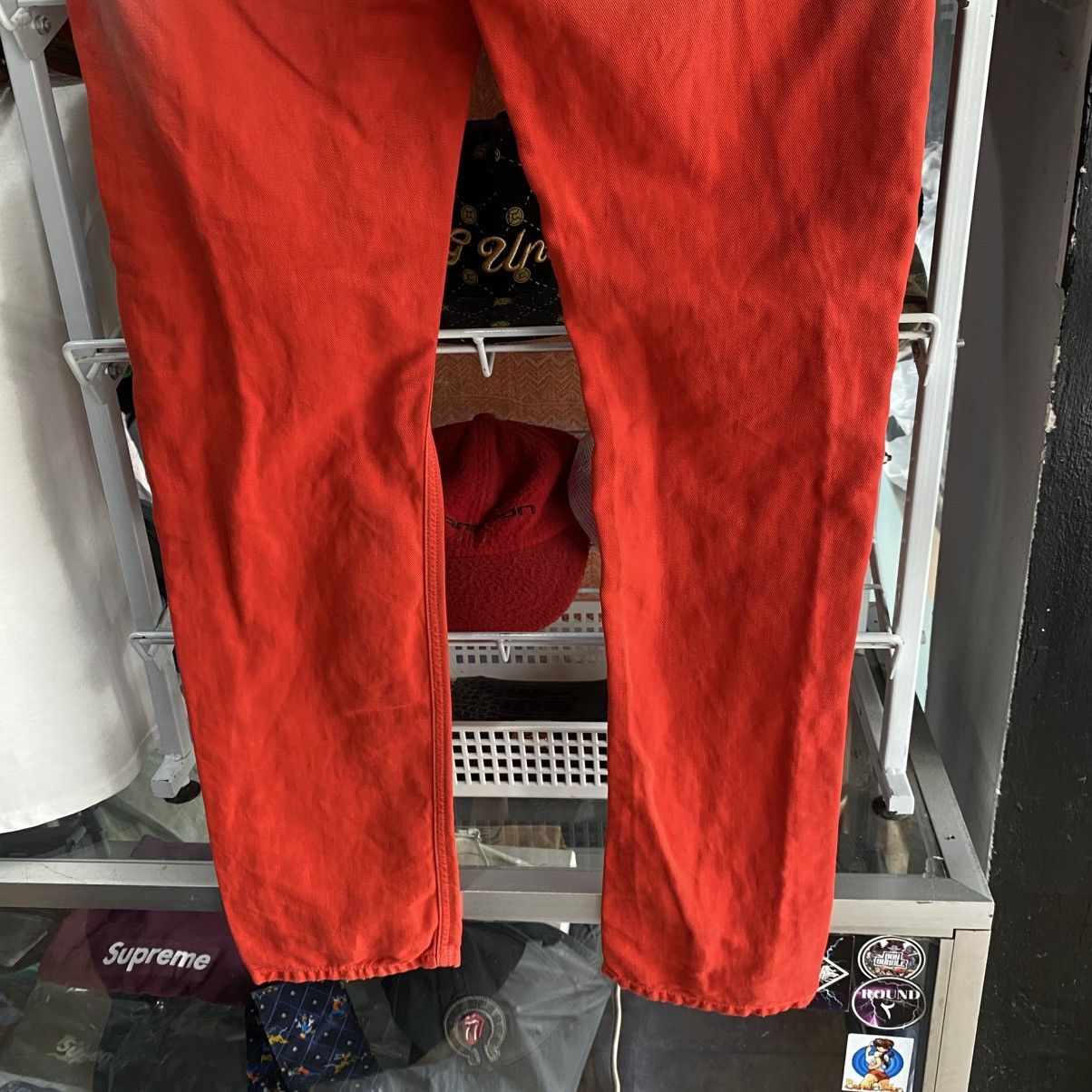 Diesel Diesel Krayver Vintage Red Distressed Jeans Size US 34 / EU 50 - 15 Thumbnail