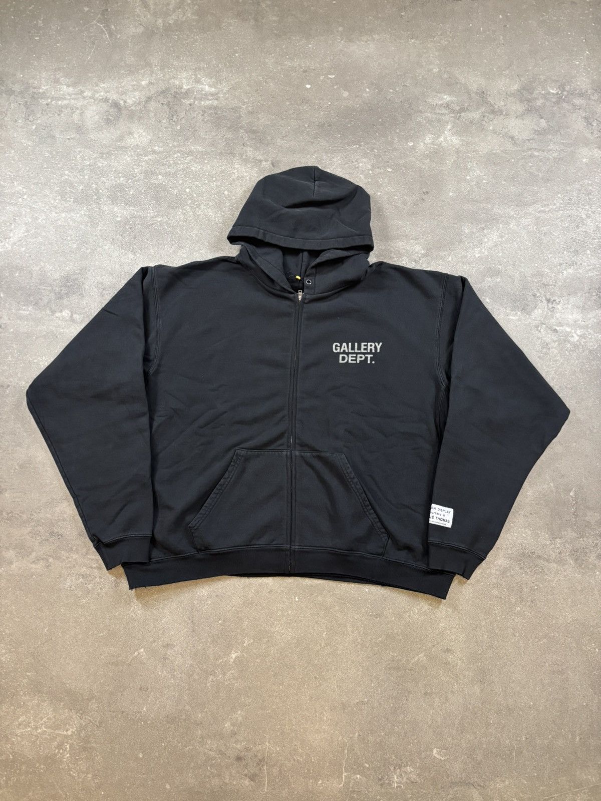 Gallery Dept. Gallery Dept 90‘ s Full Zip Jacket, Black Size US XL / EU 56 / 4 - 1 Thumbnail