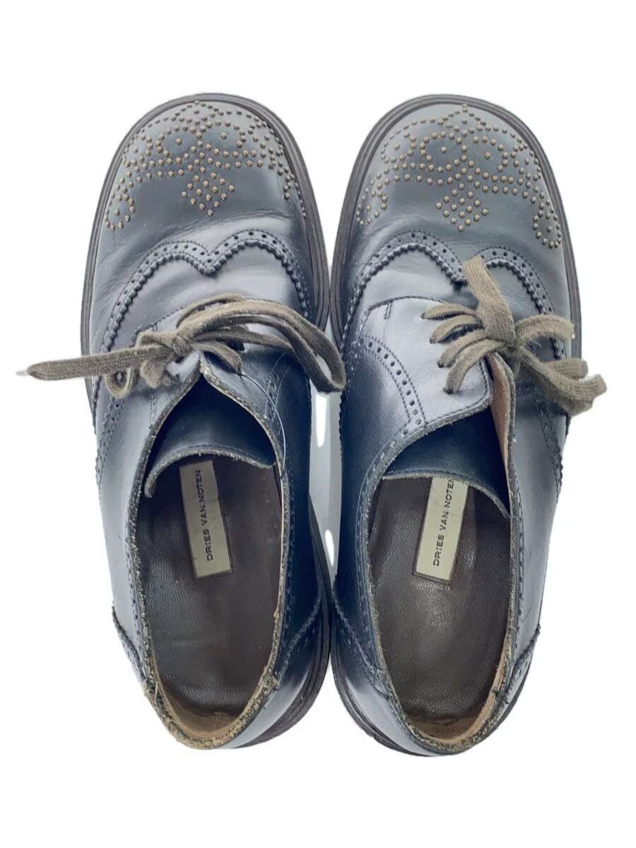 Dries Van Noten Studded Leather Derby Shoes Size US 9 / IT 39 - 3 Thumbnail